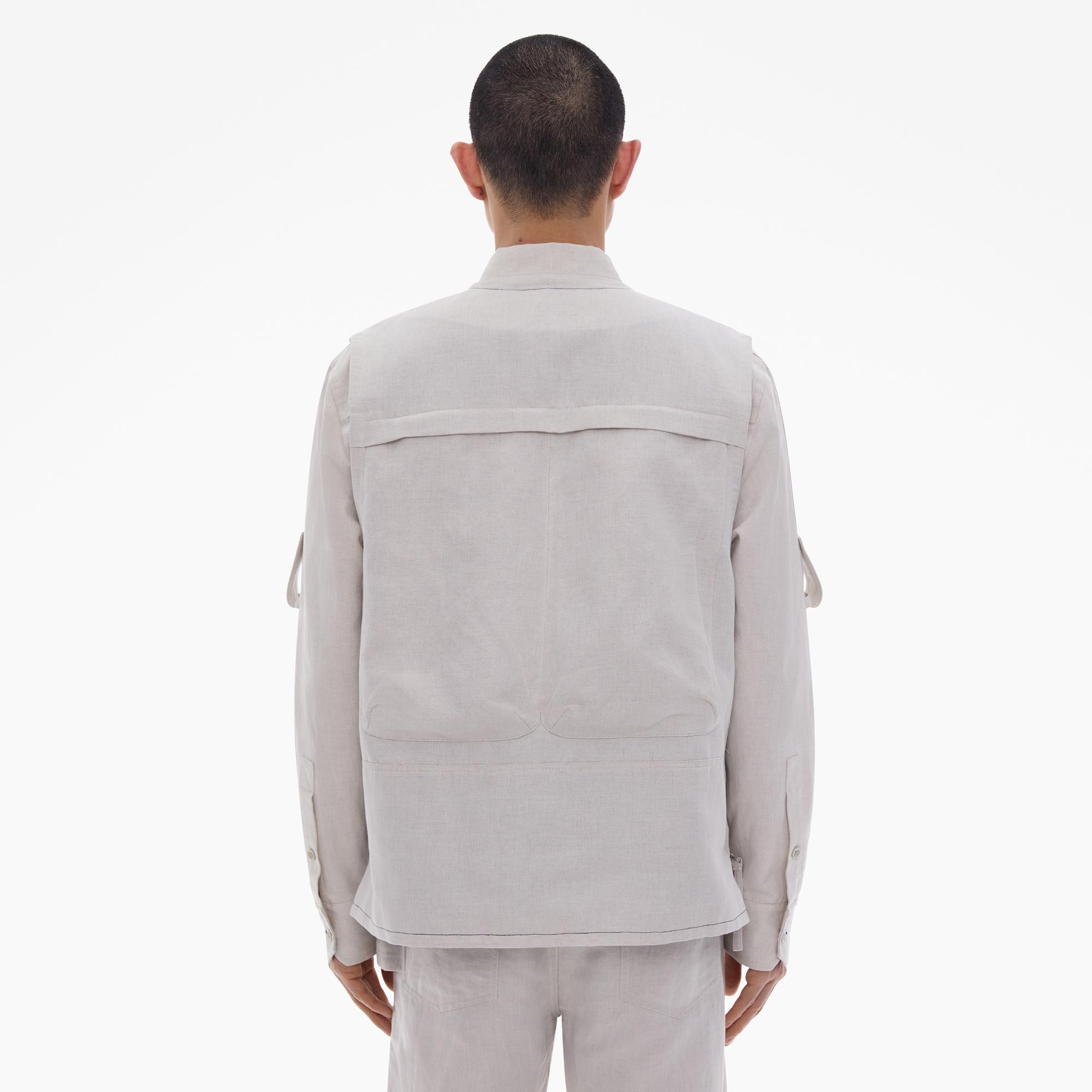 Helmut Lang Cotton-Linen Cargo Vest | WWW.HELMUTLANG.COM