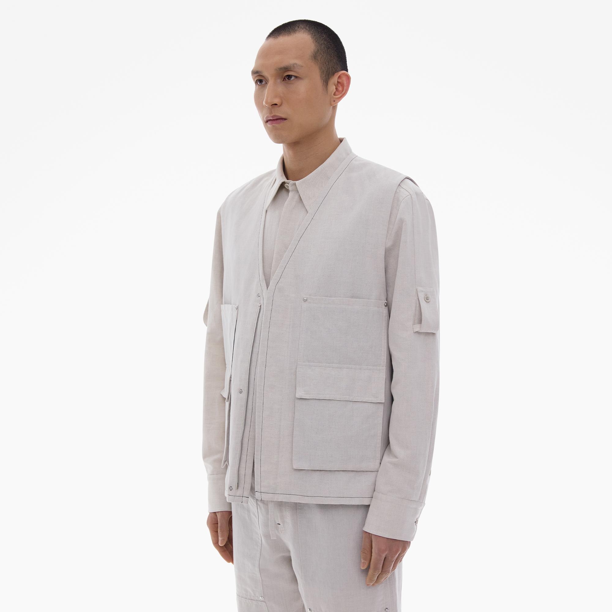 Helmut Lang Cotton-Linen Cargo Vest | WWW.HELMUTLANG.COM