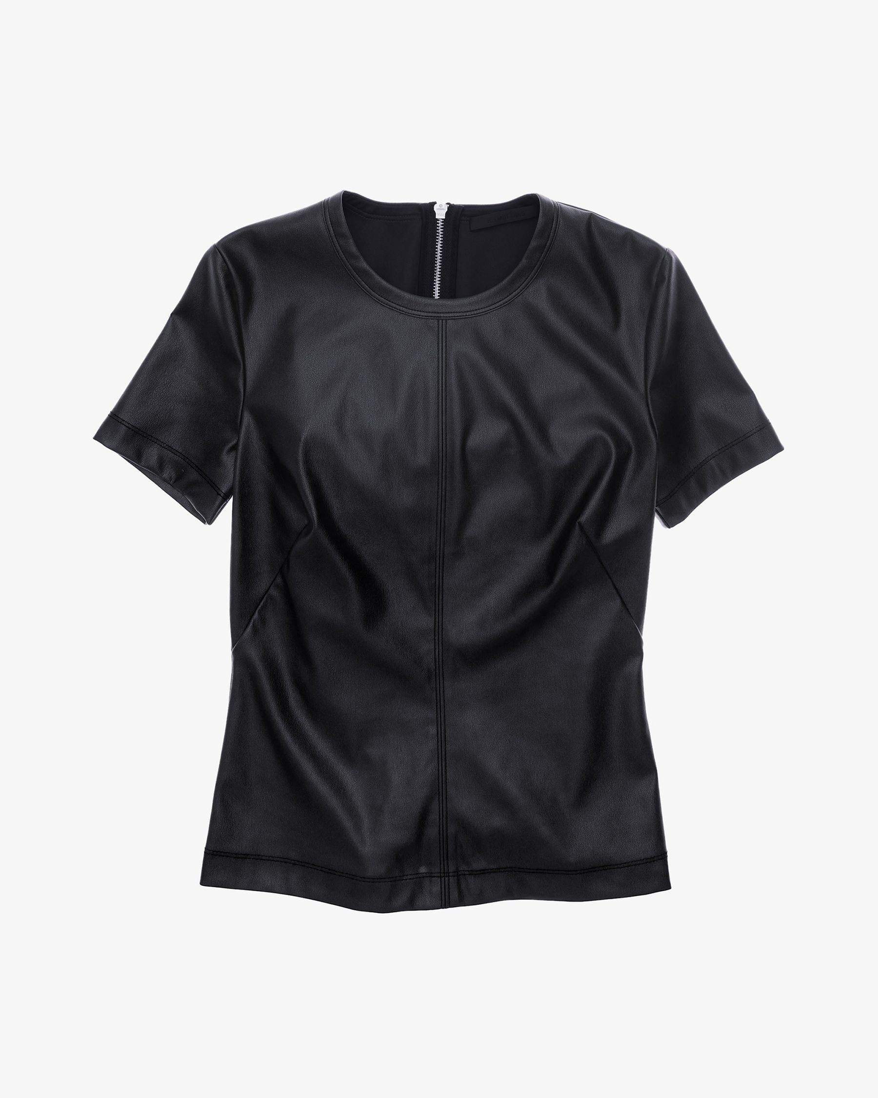 Faux Leather Tee