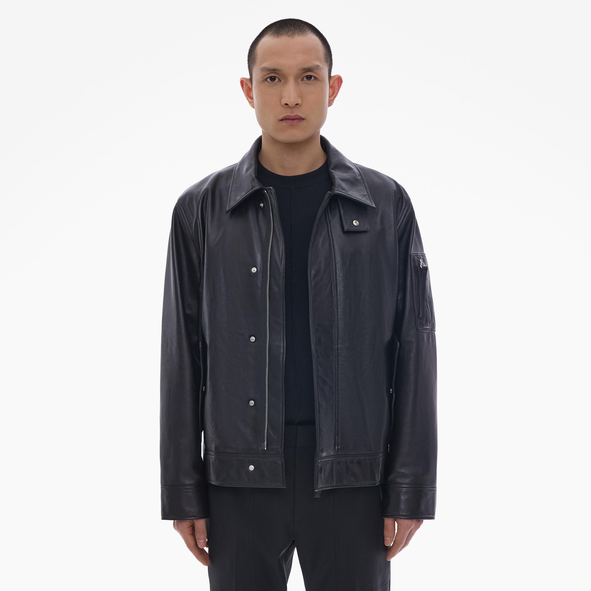 Helmut Lang Leather Flight Jacket | WWW.HELMUTLANG.COM