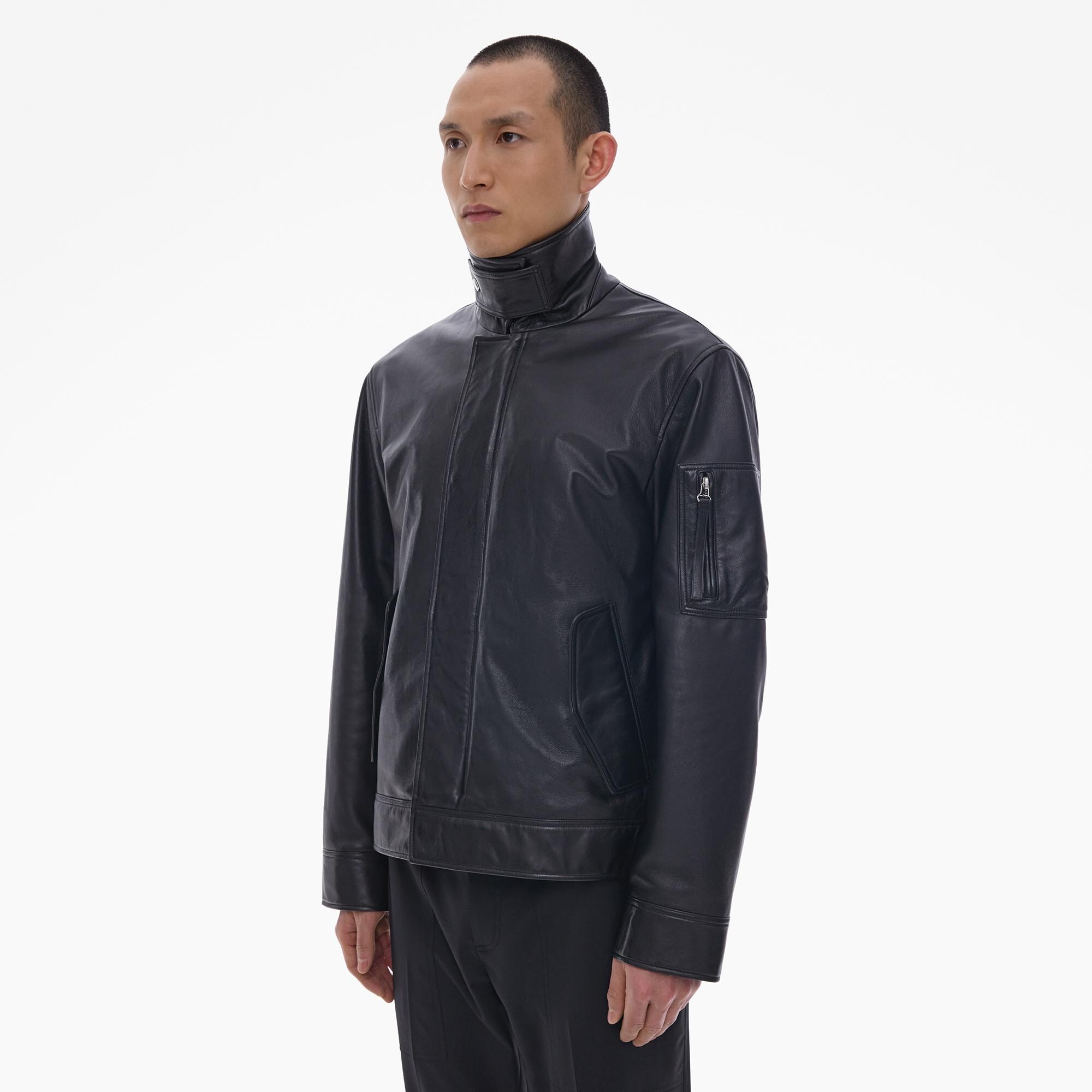 Helmut Lang Leather Flight Jacket | WWW.HELMUTLANG.COM