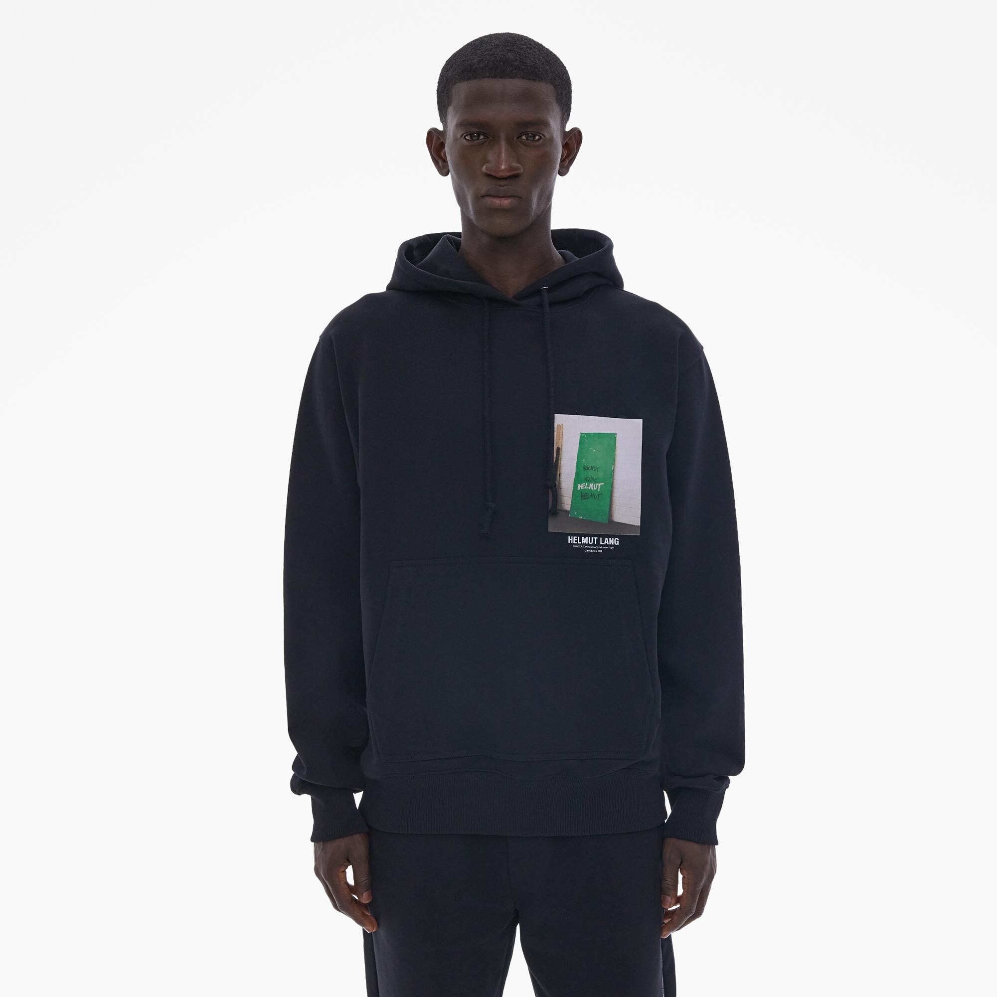 Helmut lang black hoodie sale