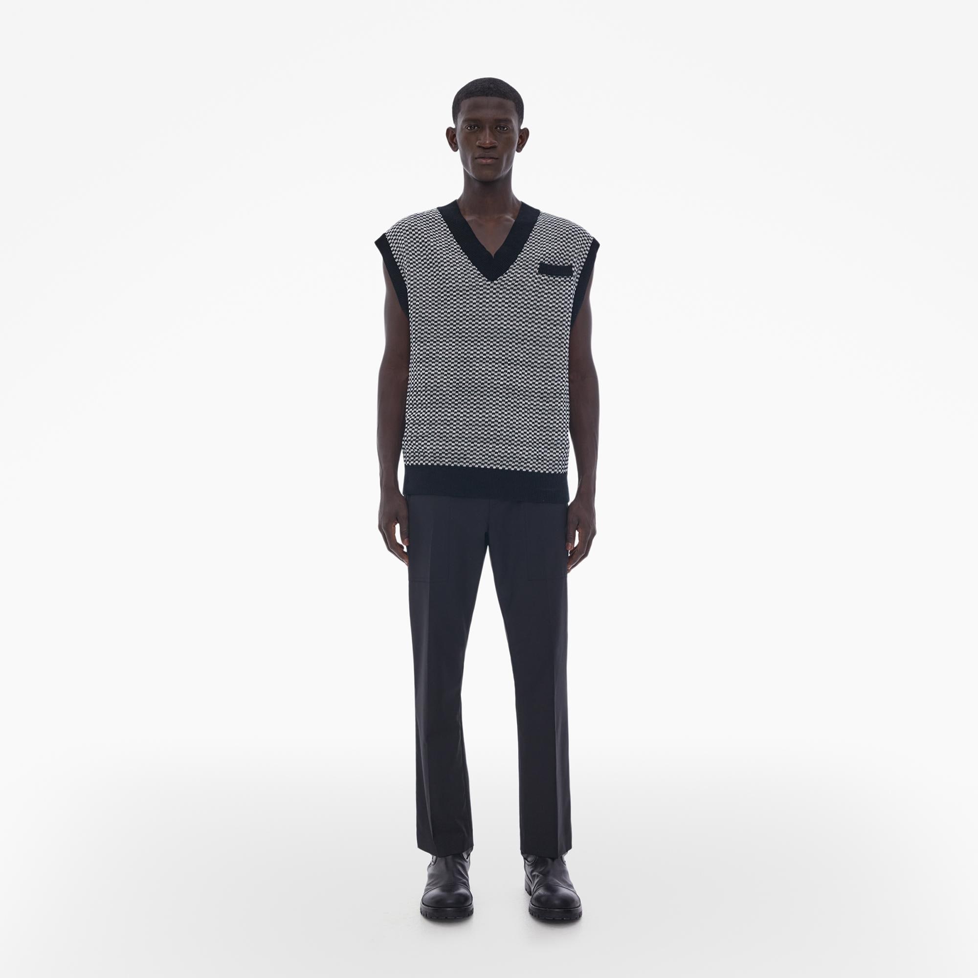 Helmut lang v neck sweater hotsell