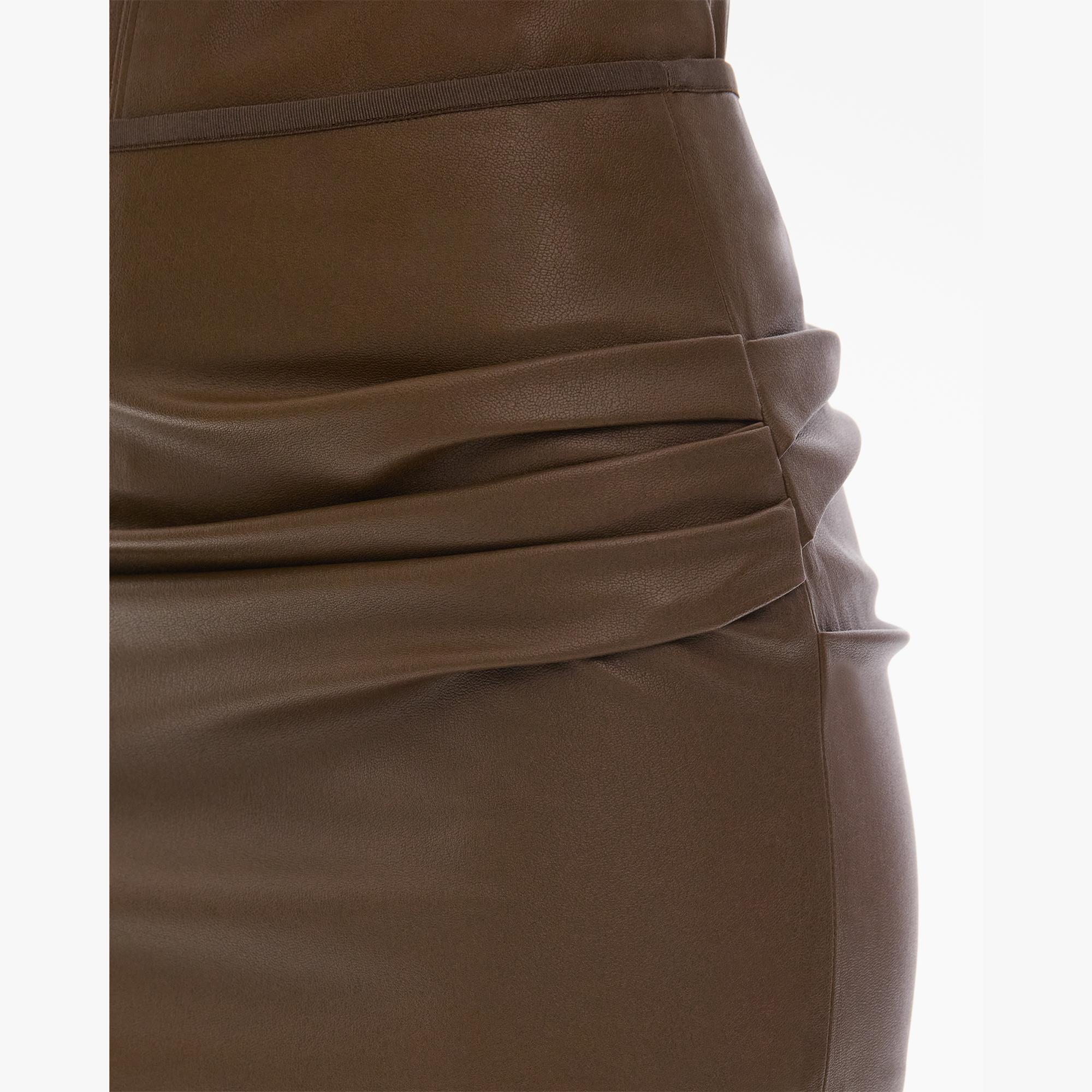 Helmut Lang Faux Leather Mini Skirt | WWW.HELMUTLANG.COM