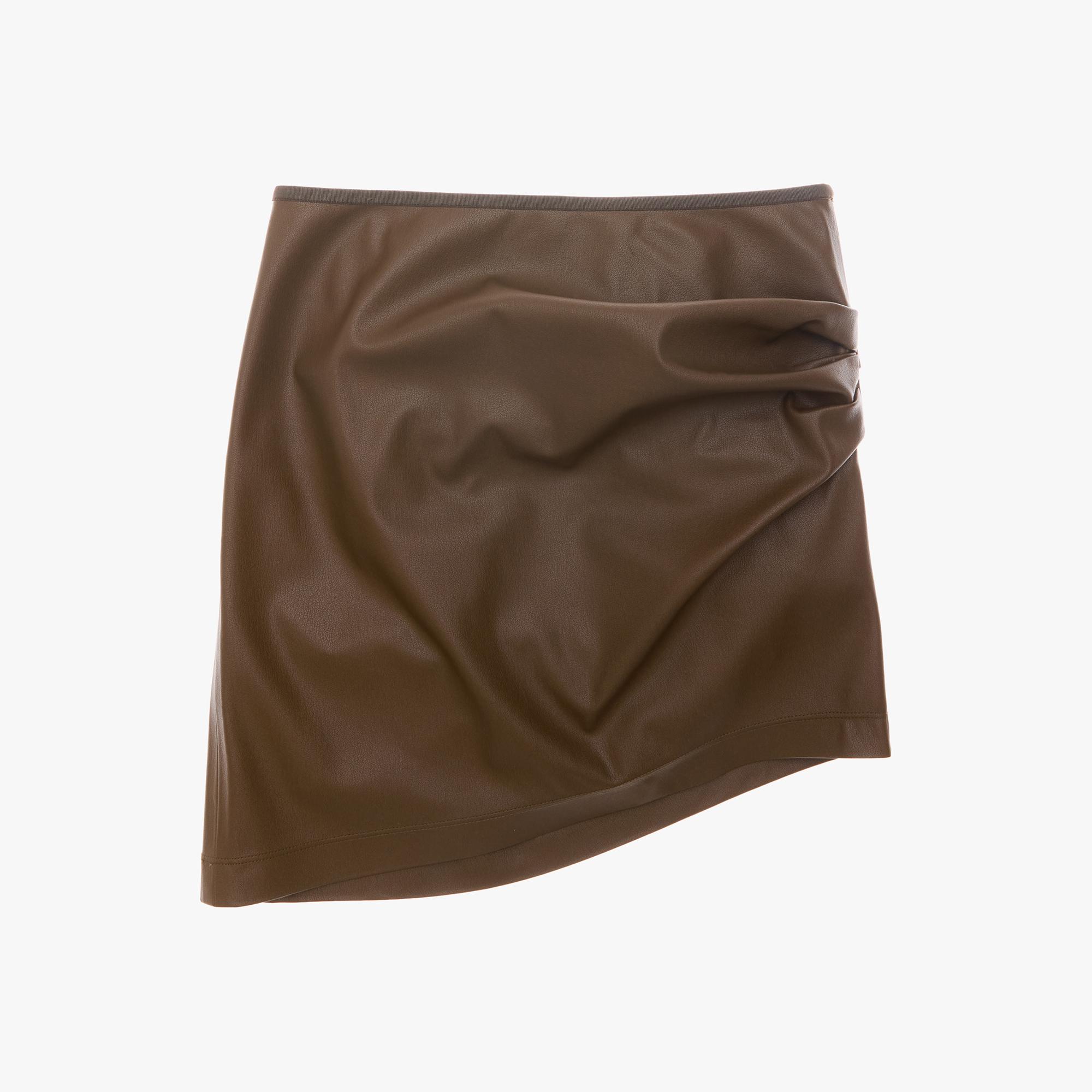 Helmut Lang Faux Leather Mini Skirt | WWW.HELMUTLANG.COM