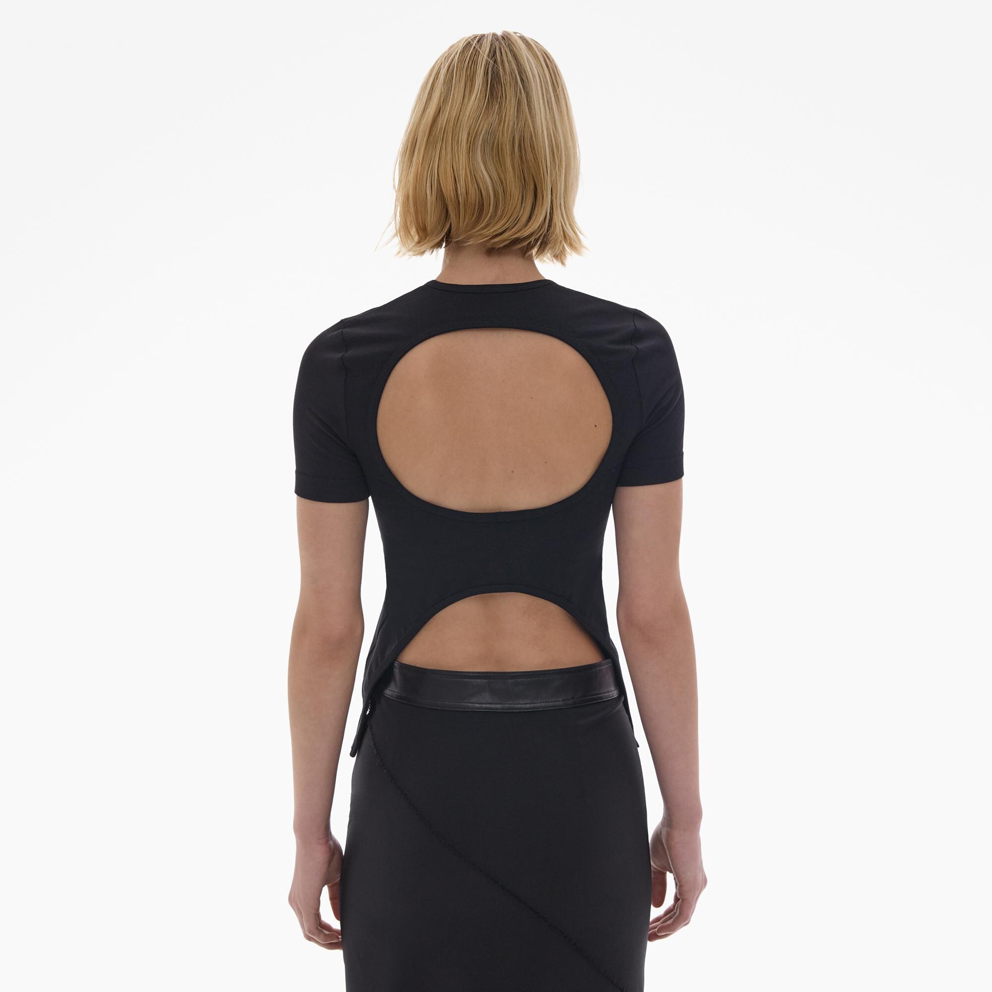 Helmut Lang Crop Top With Logo L at FORZIERI