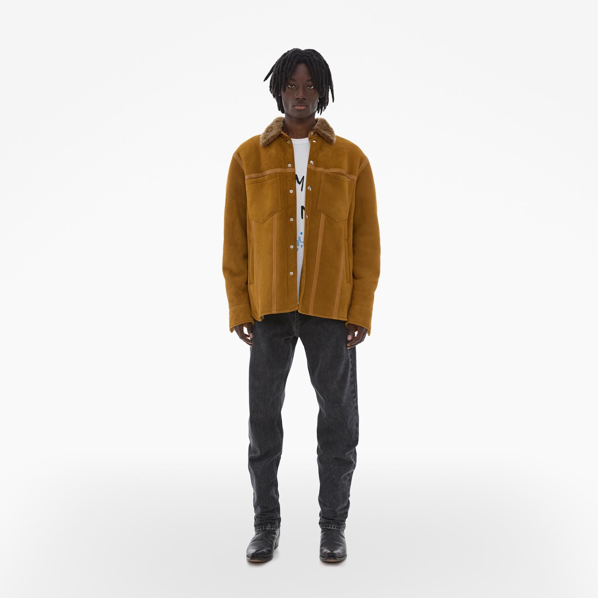 Helmut Lang Shearling Trucker Jacket | WWW.HELMUTLANG.COM