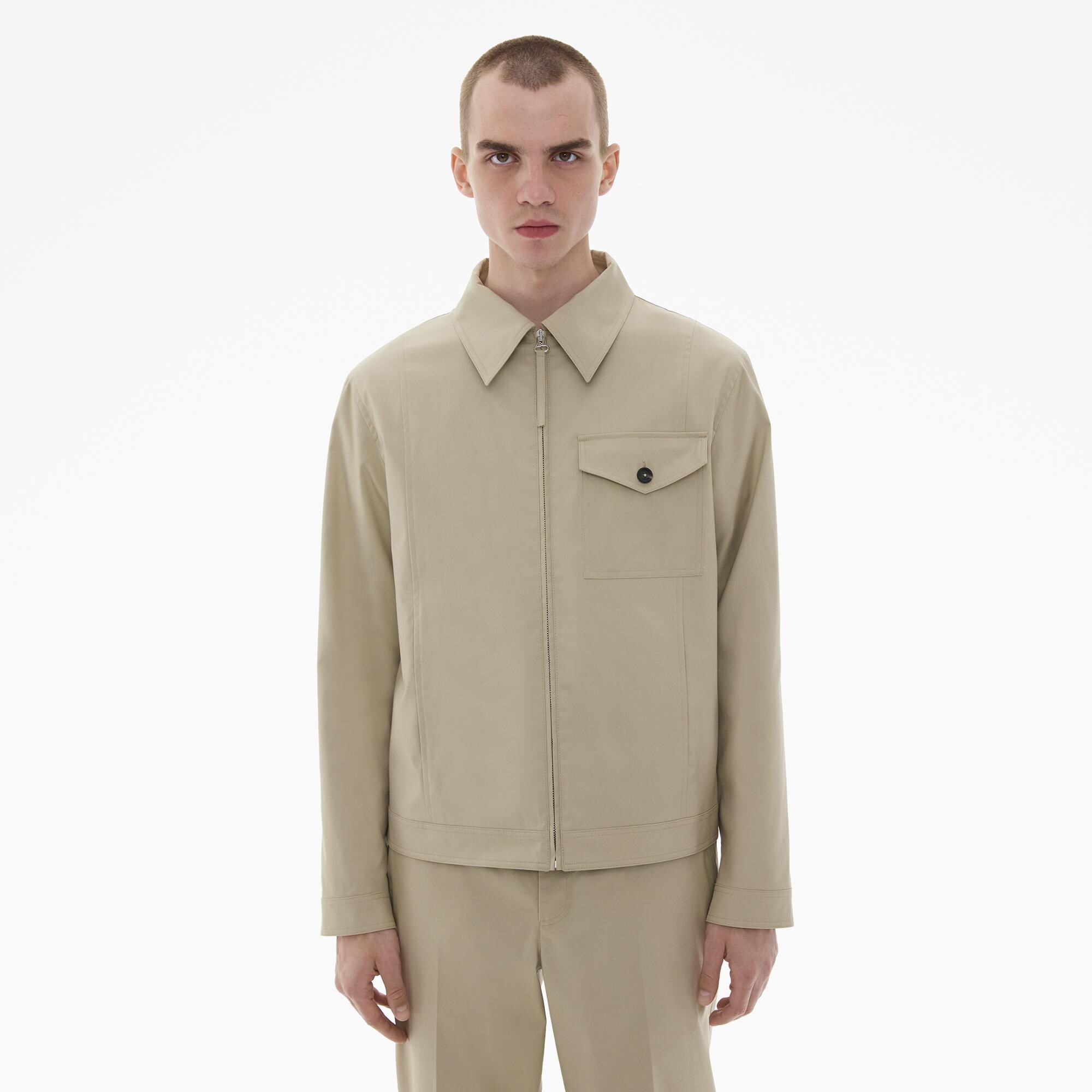 Helmut Lang Tailored Cotton Zip-Up Jacket | WWW.HELMUTLANG.COM