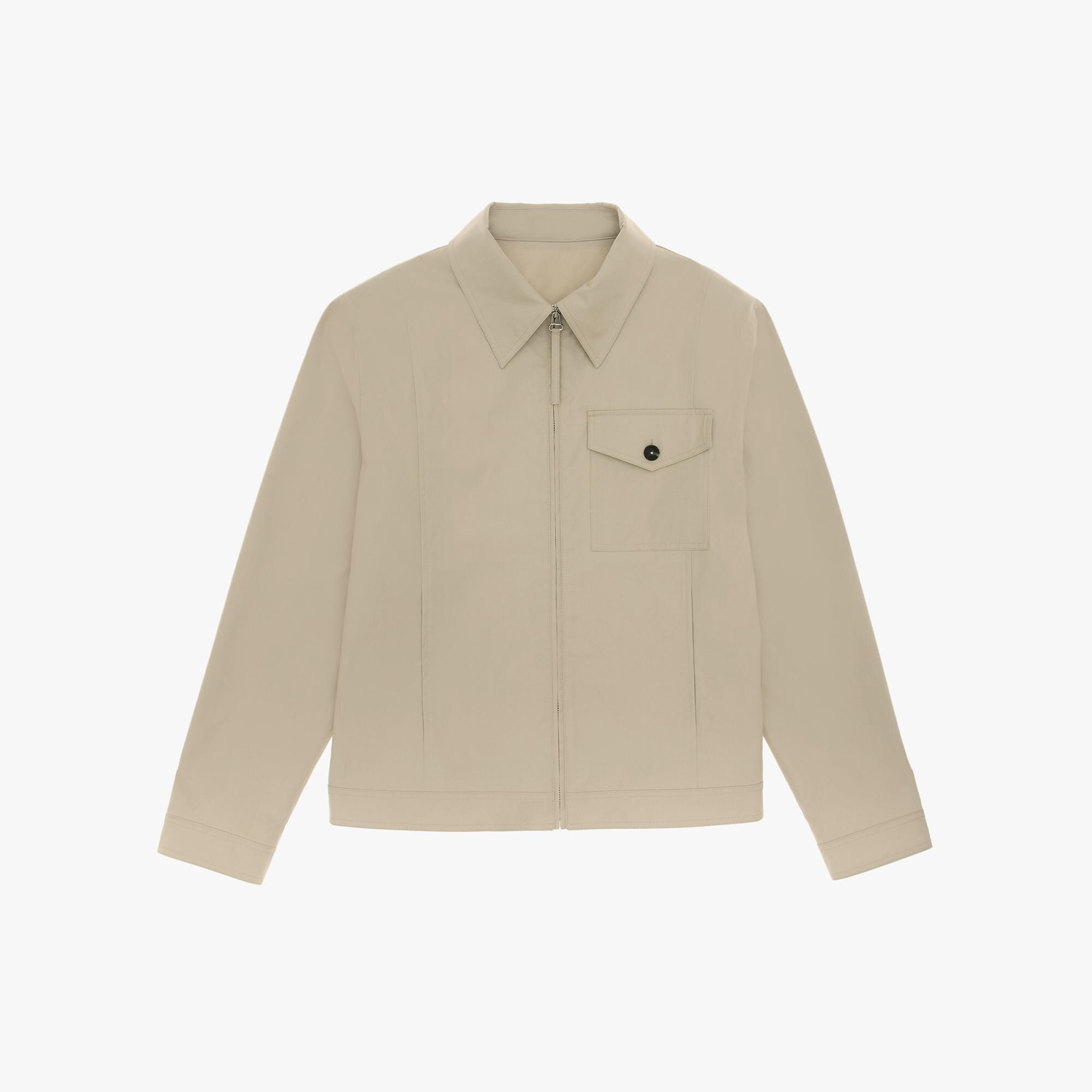 Helmut Lang Tailored Cotton Zip-Up Jacket | WWW.HELMUTLANG.COM