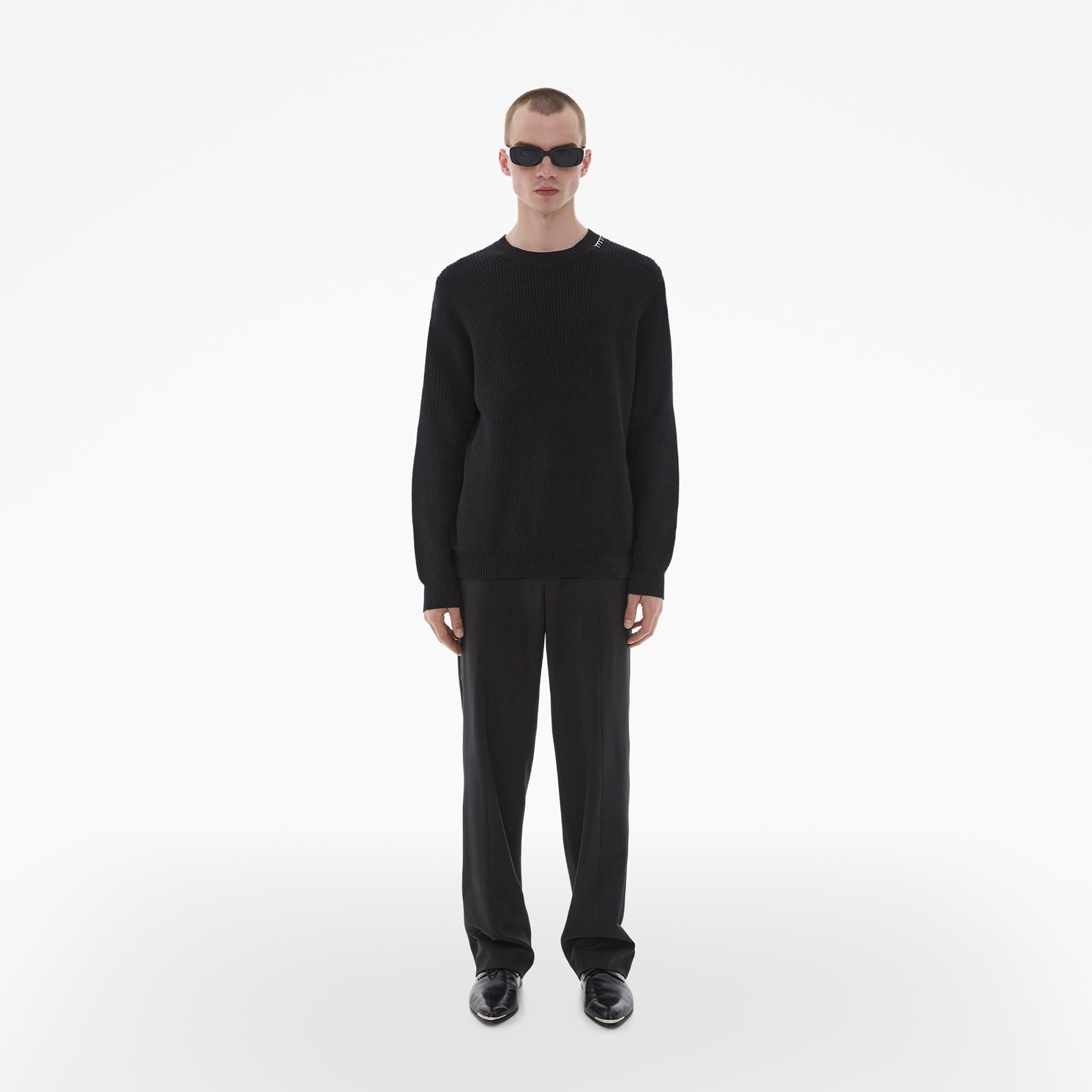 Helmut Lang Embroidered Crewneck Sweater | WWW.HELMUTLANG.COM