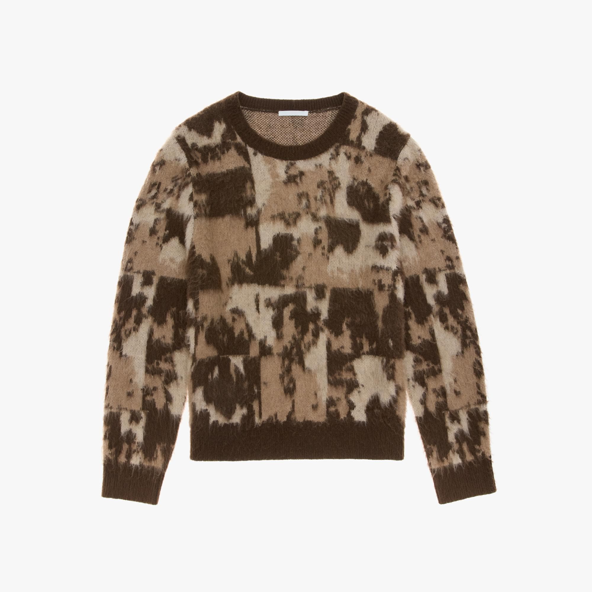 Helmut Lang Jacquard Crewneck Sweater