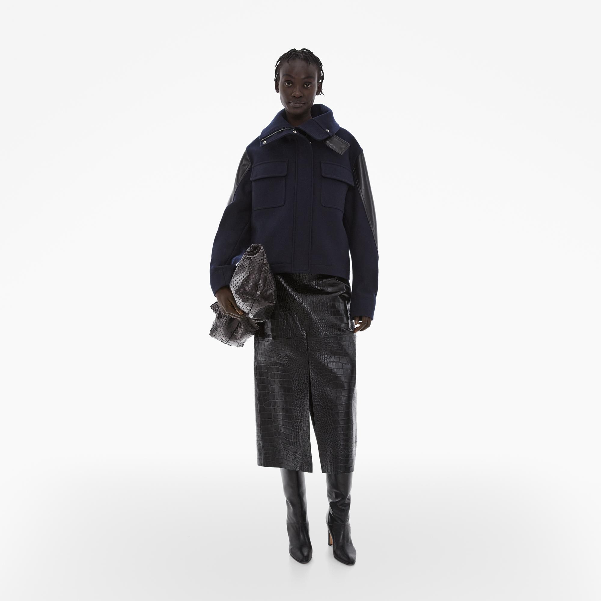 Helmut Lang Cropped Wool Parka | WWW.HELMUTLANG.COM