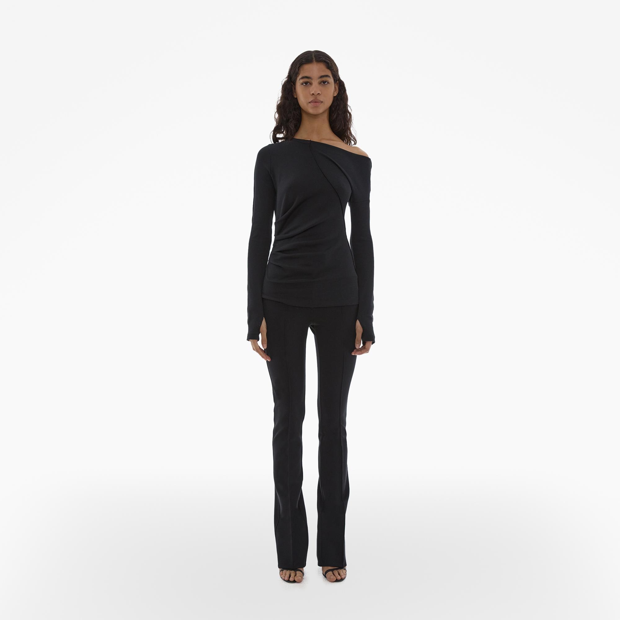 Asymmetric Helmut Lang Sleeve Top Long