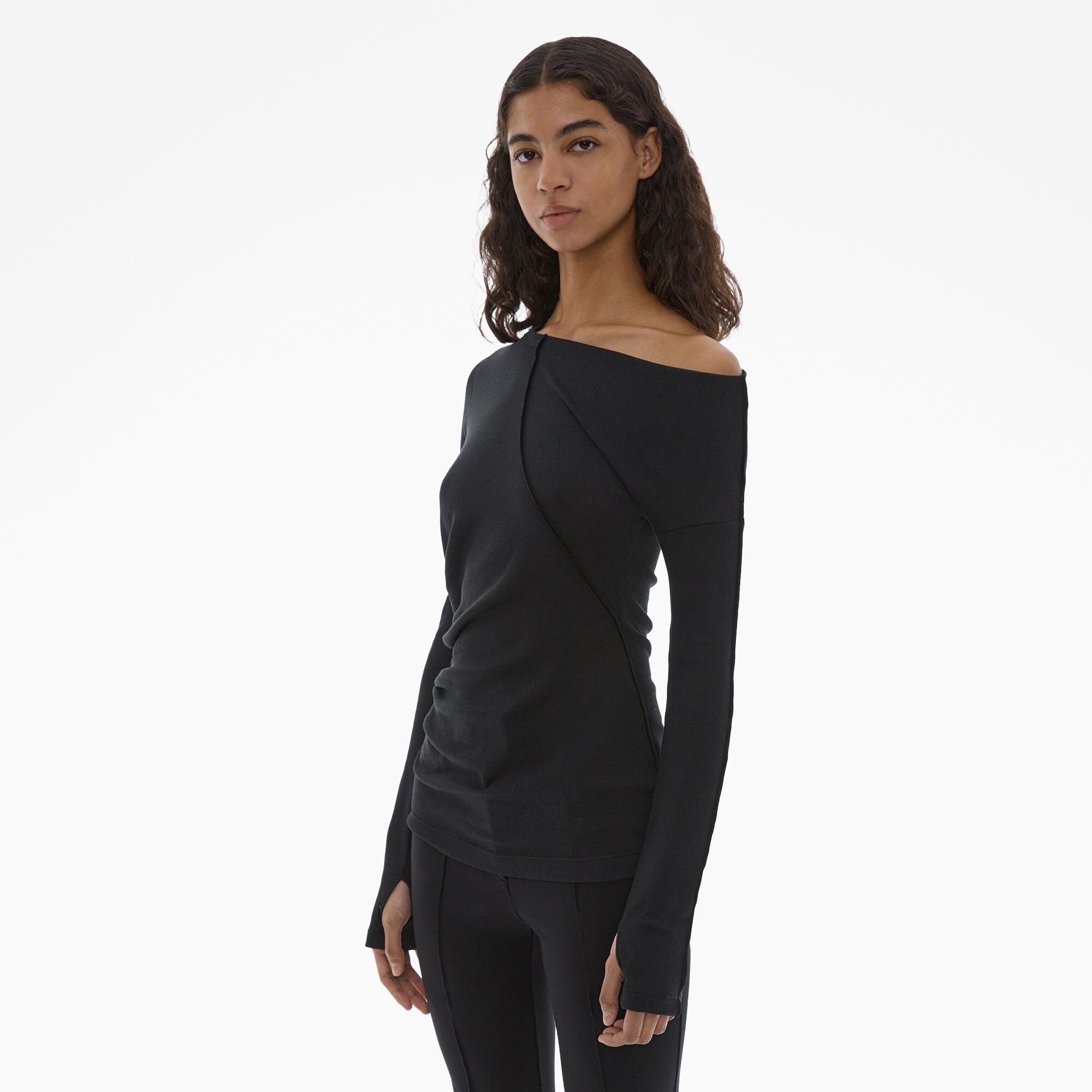 Helmut Lang Asymmetric Top Sleeve Long