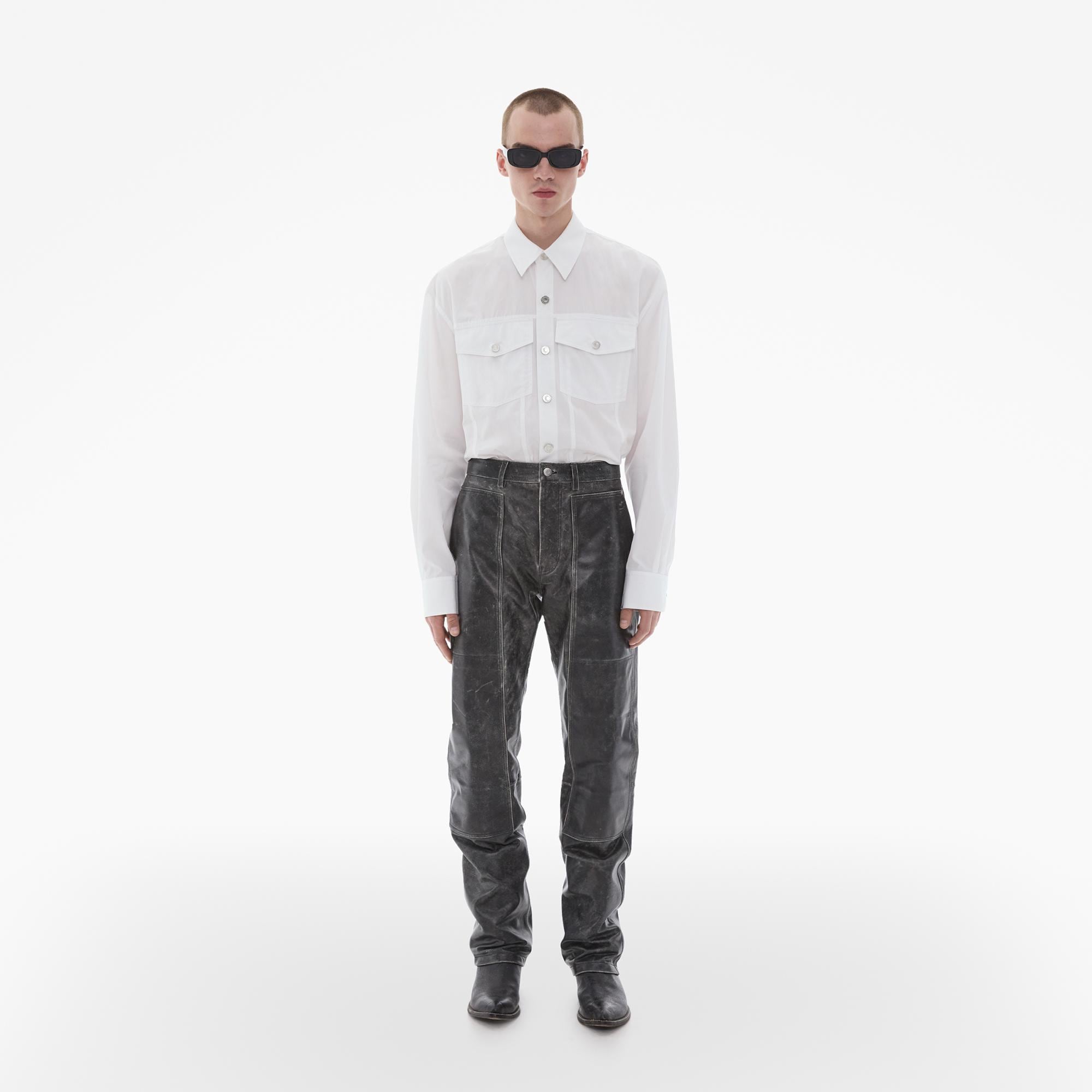 Helmut Lang Leather Carpenter Pant | WWW.HELMUTLANG.COM