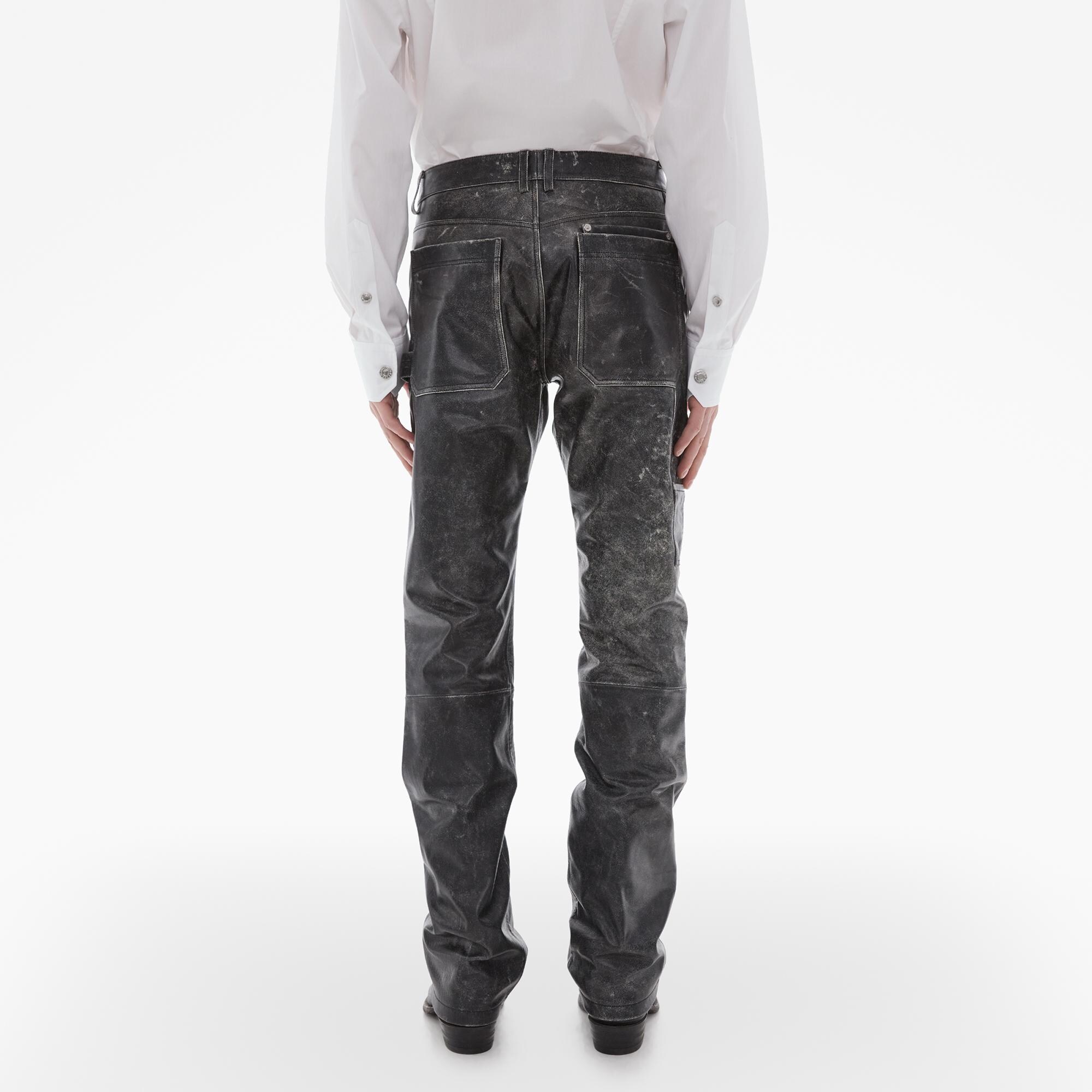 Helmut Lang Leather Carpenter Pant | WWW.HELMUTLANG.COM