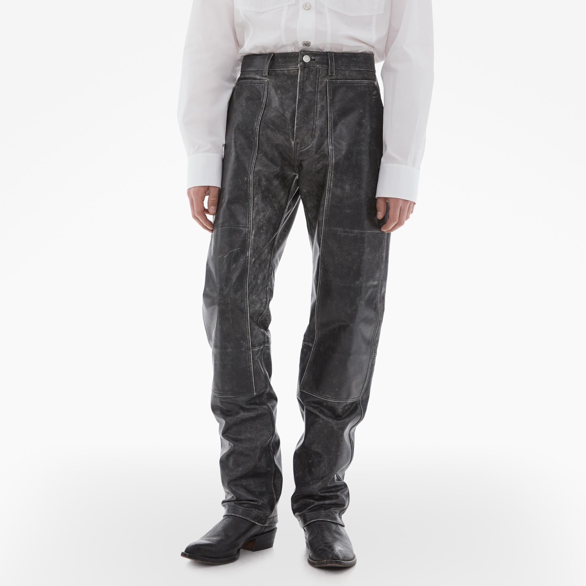 Helmut Lang Leather Carpenter Pant | WWW.HELMUTLANG.COM