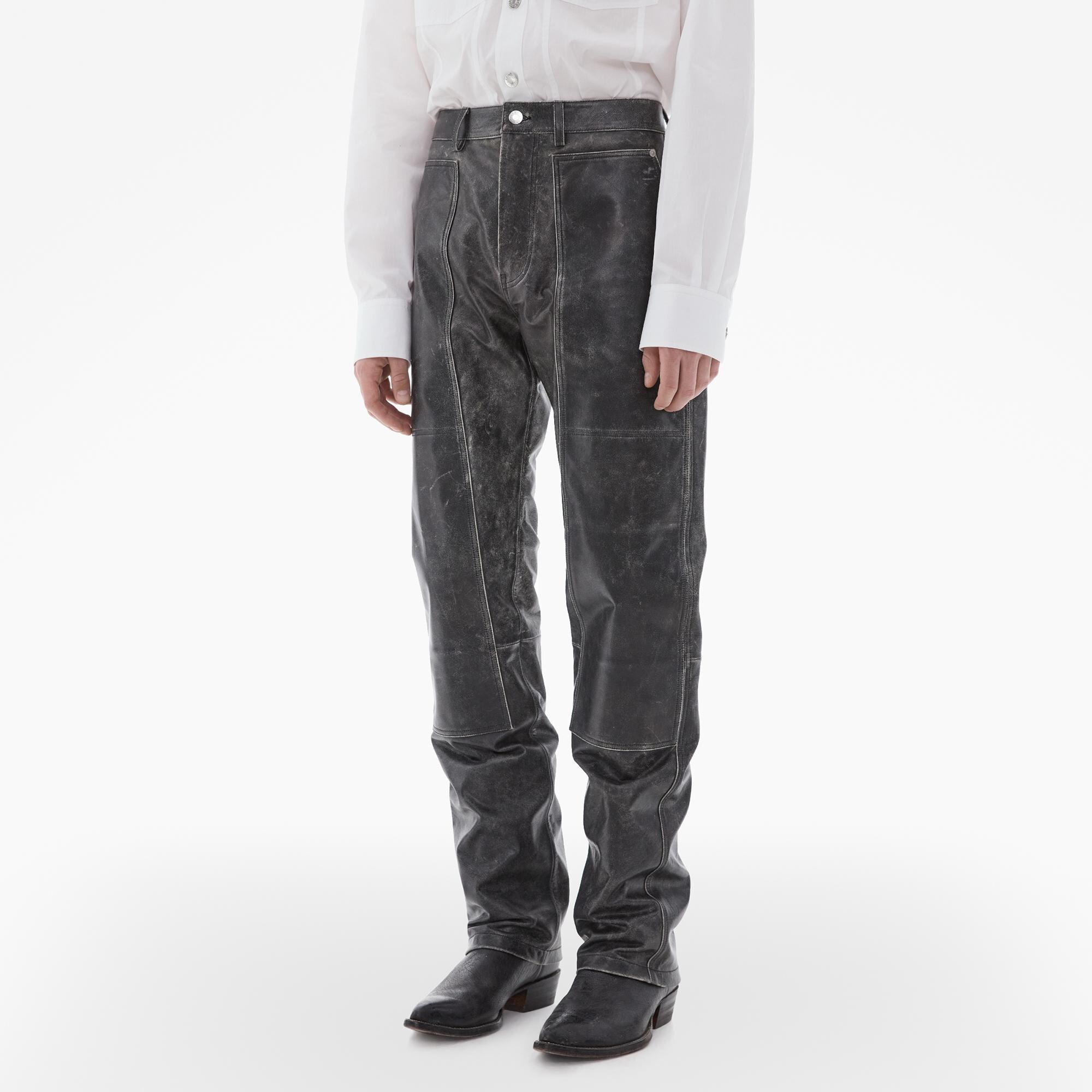 Helmut Lang Leather Carpenter Pant | WWW.HELMUTLANG.COM