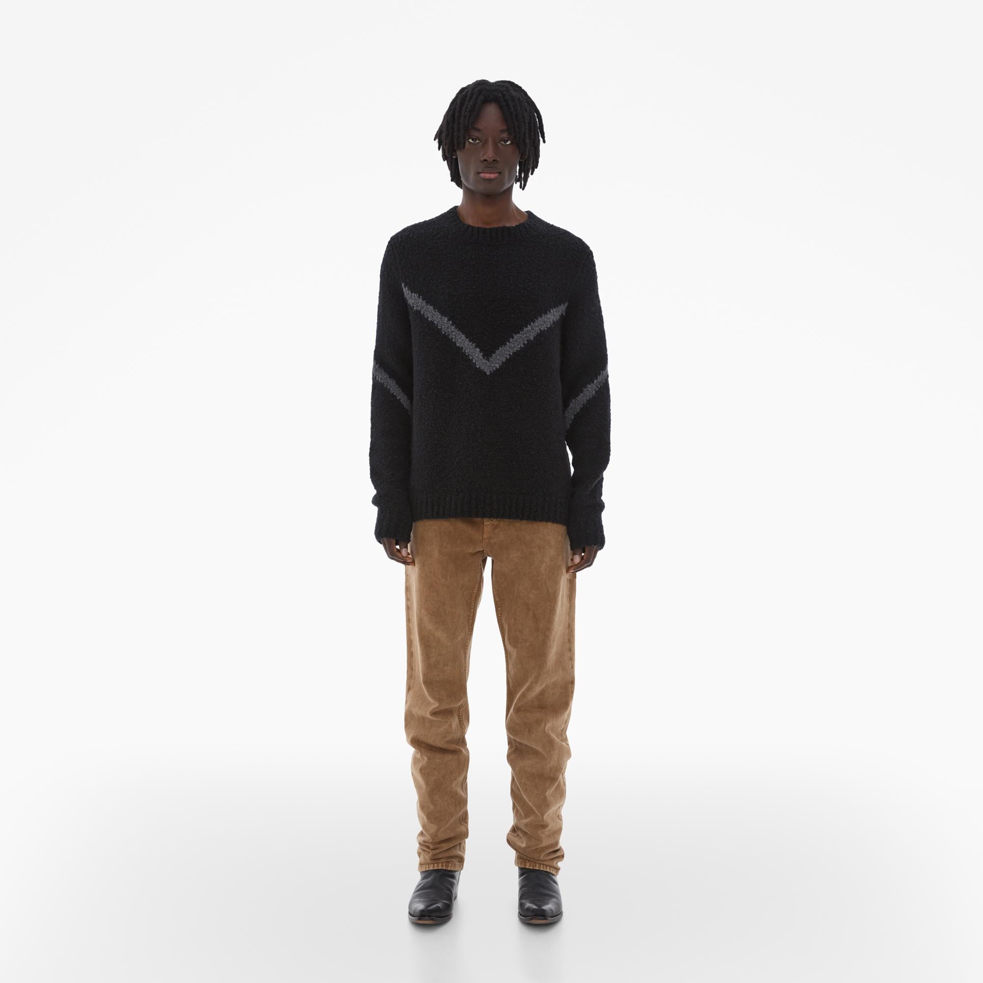 Helmut Lang Merino Wool Crewneck Sweater WWW.HELMUTLANG.COM