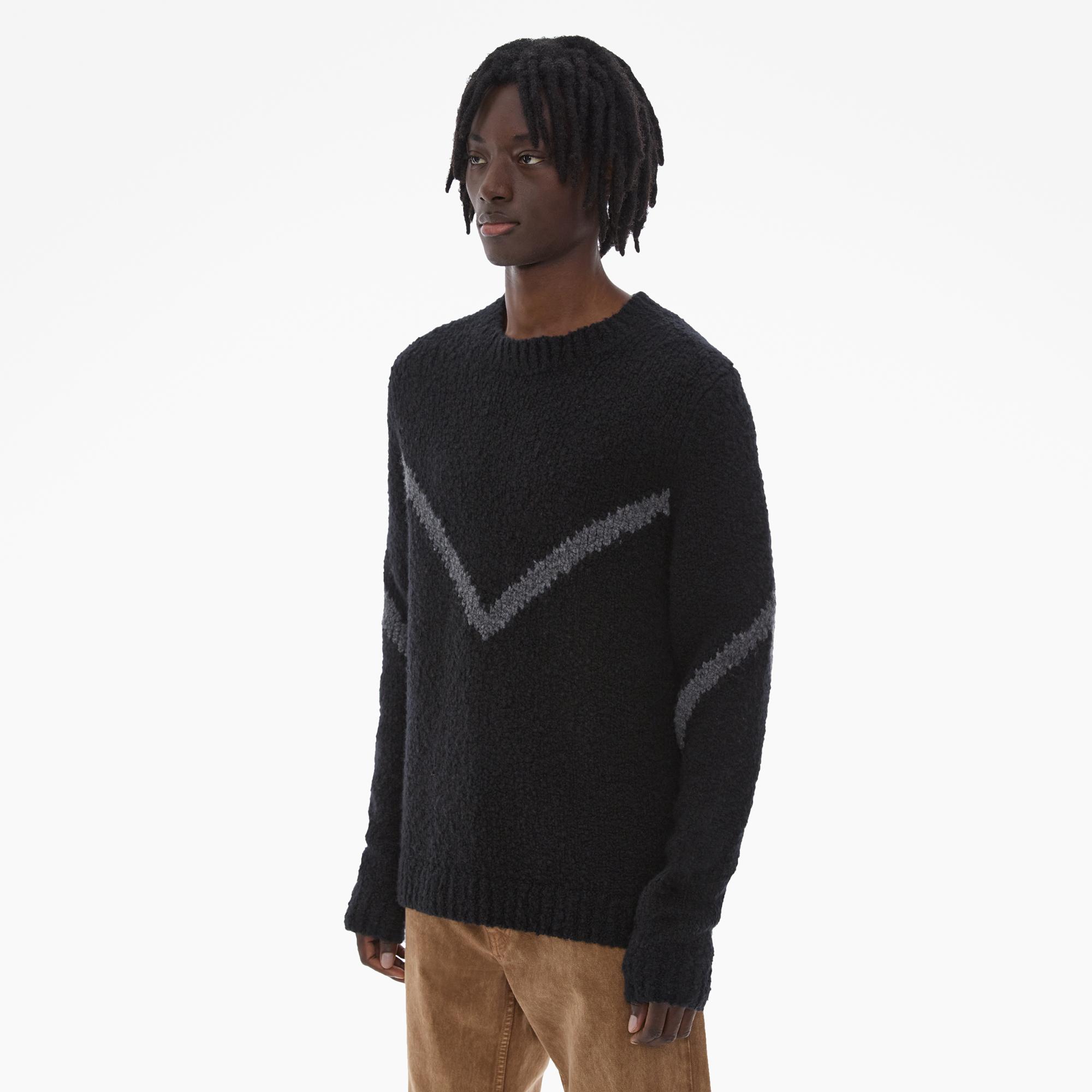 Helmut Lang Merino Wool Crewneck Sweater WWW.HELMUTLANG.COM