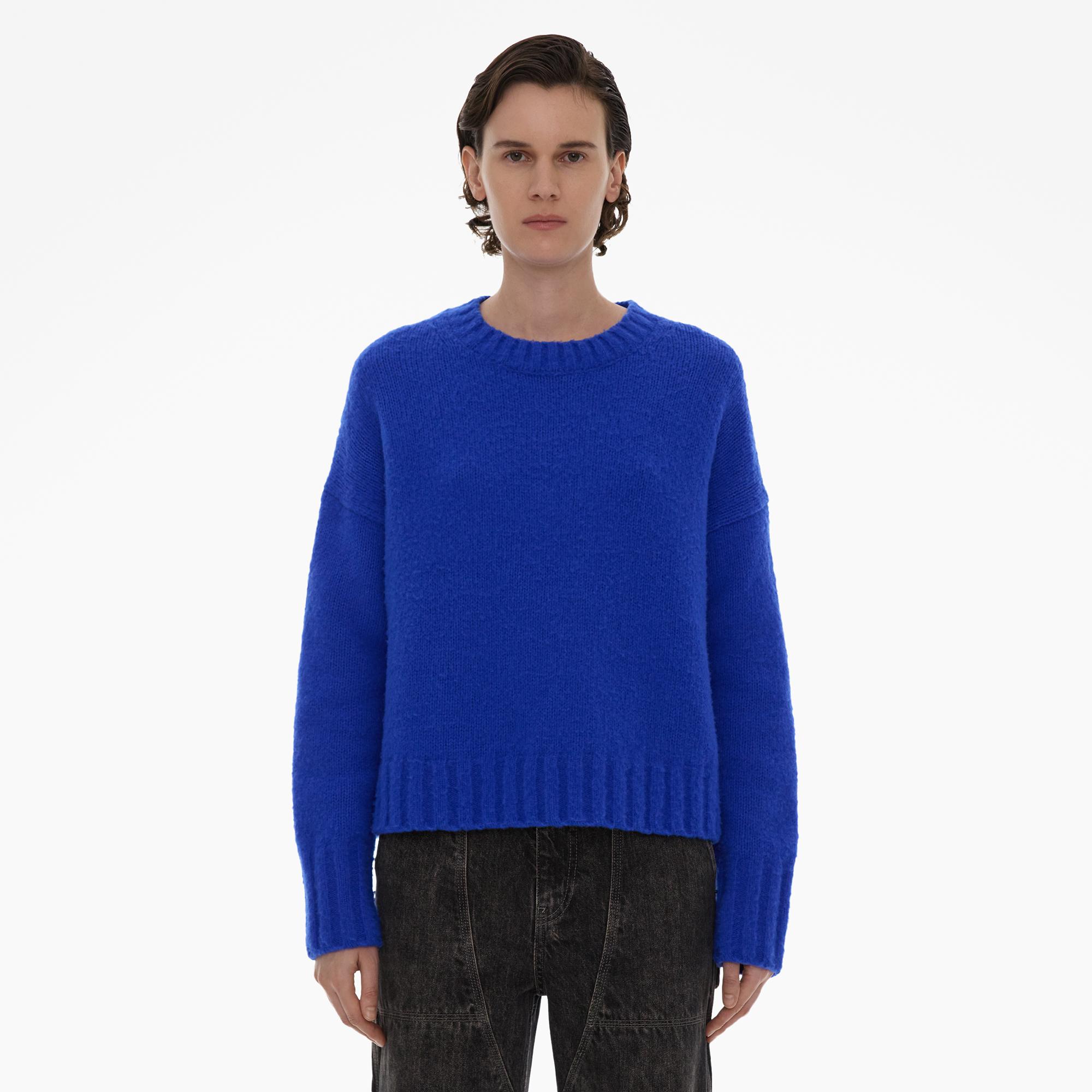 Helmut Lang Oversized Crewneck Sweater WWW.HELMUTLANG.COM