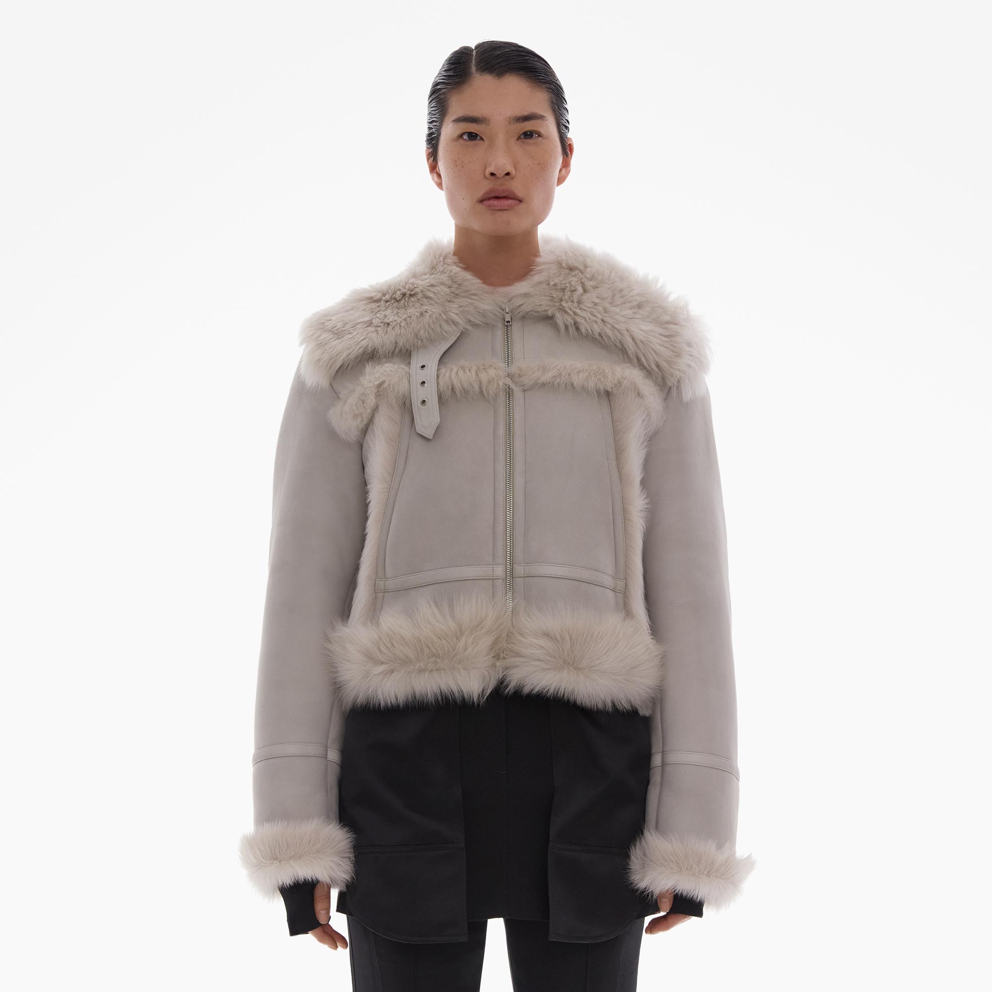 Helmut Lang Shearling Aviator Jacket | WWW.HELMUTLANG.COM