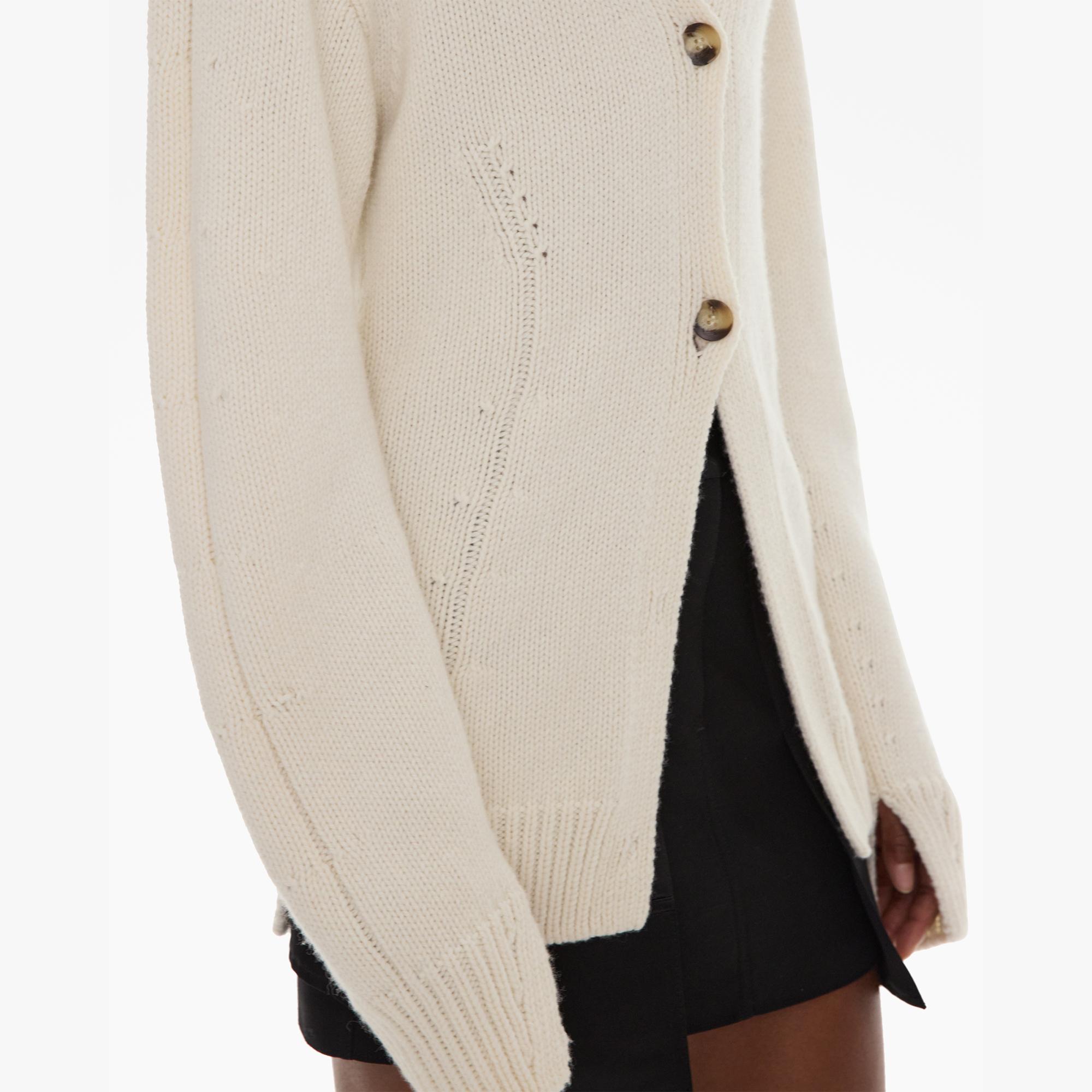 Helmut Lang Tailored Cardigan Wool-Blend