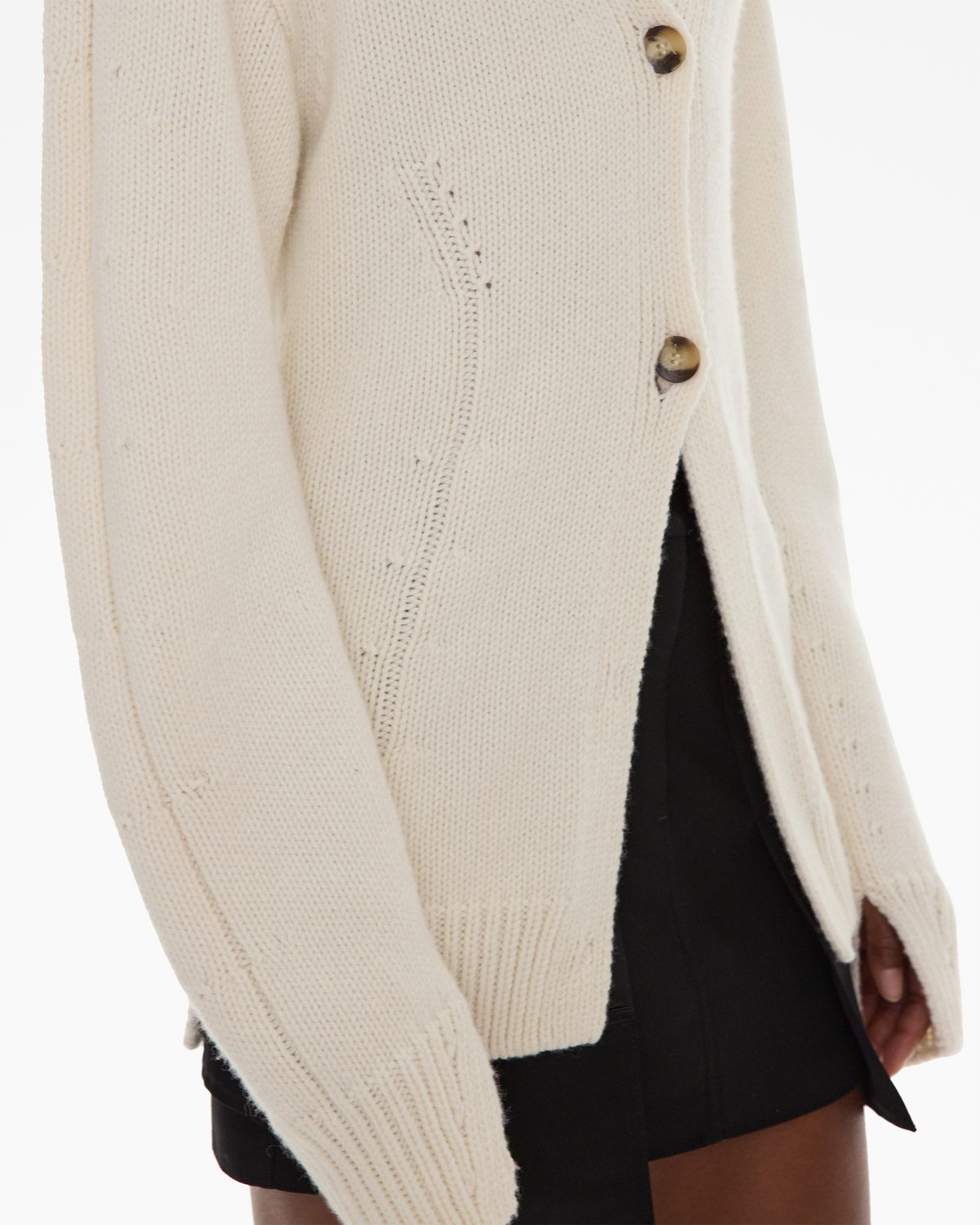 Helmut Lang Tailored Wool-Blend Cardigan