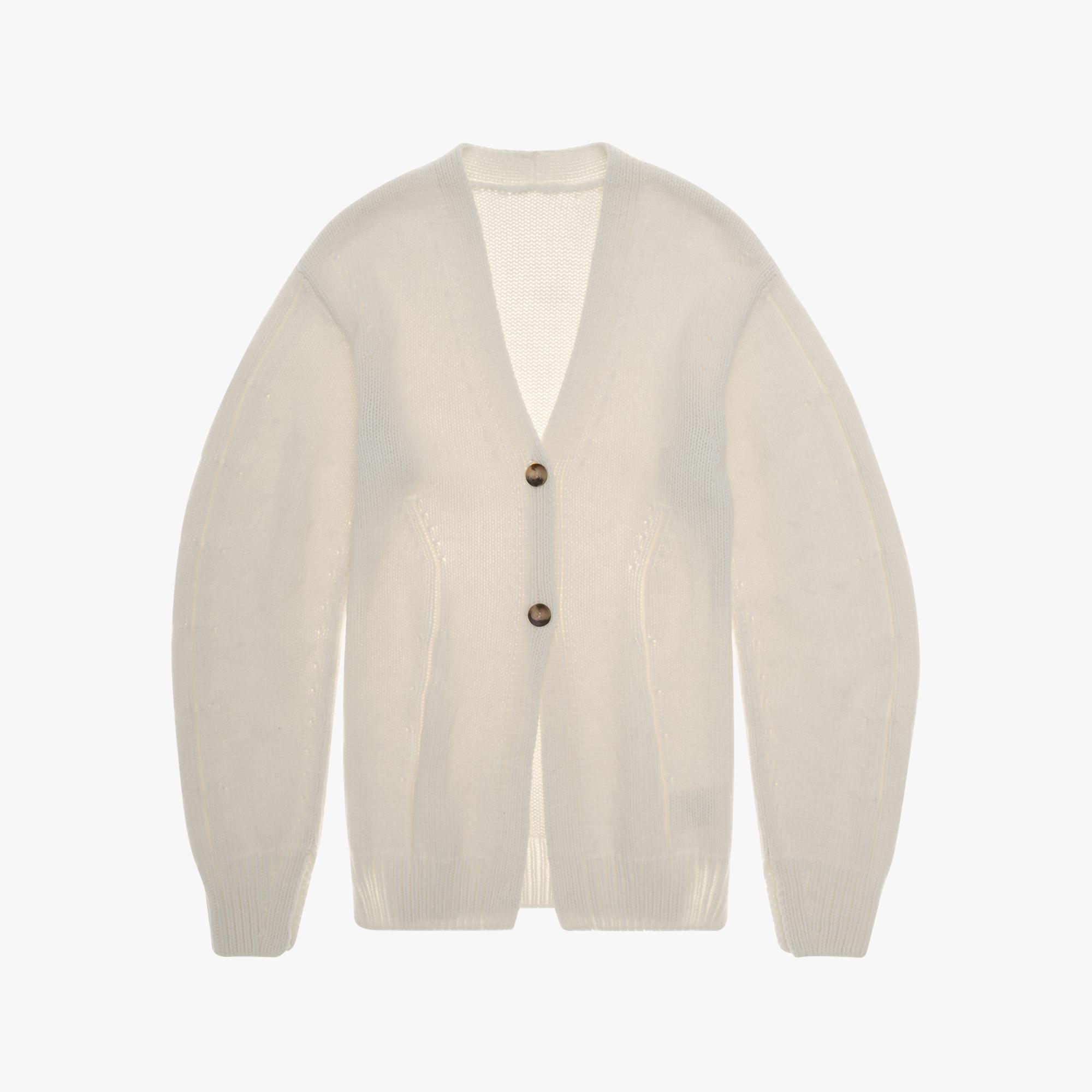 Wool-Blend Helmut Cardigan Tailored Lang