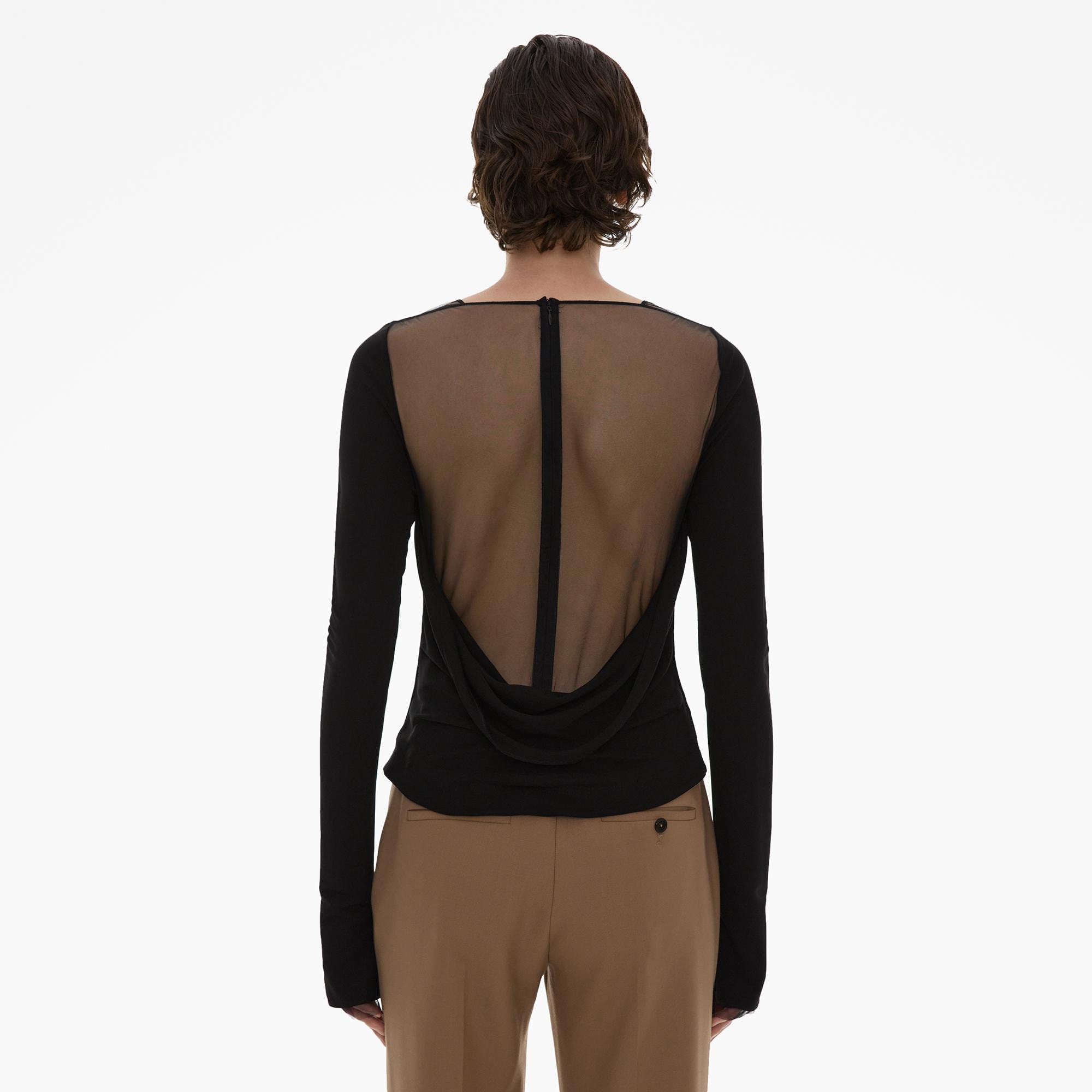 Helmut Lang Sheer Back Top WWW.HELMUTLANG.COM