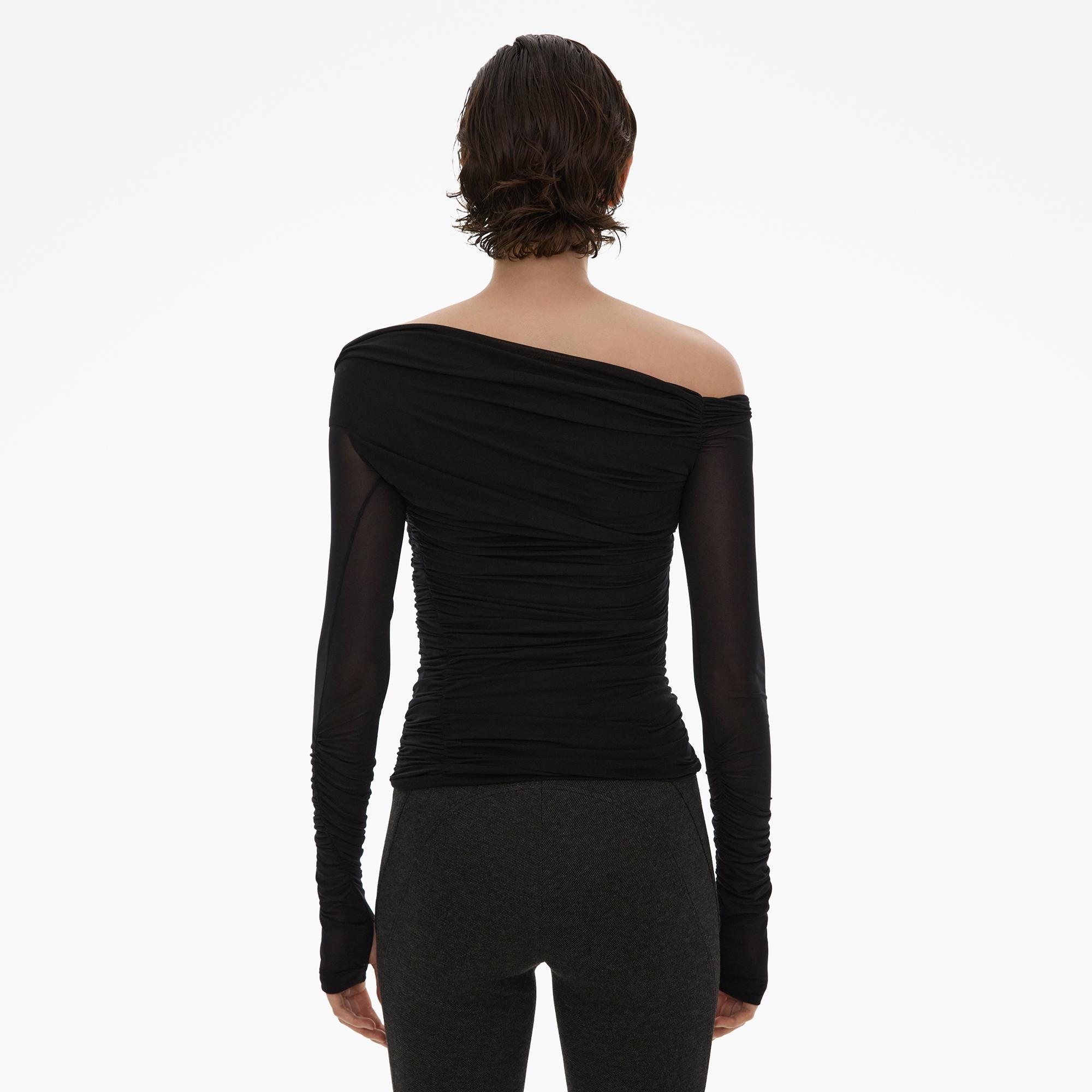 Helmut Lang One Shoulder Cropped Top, $136, farfetch.com