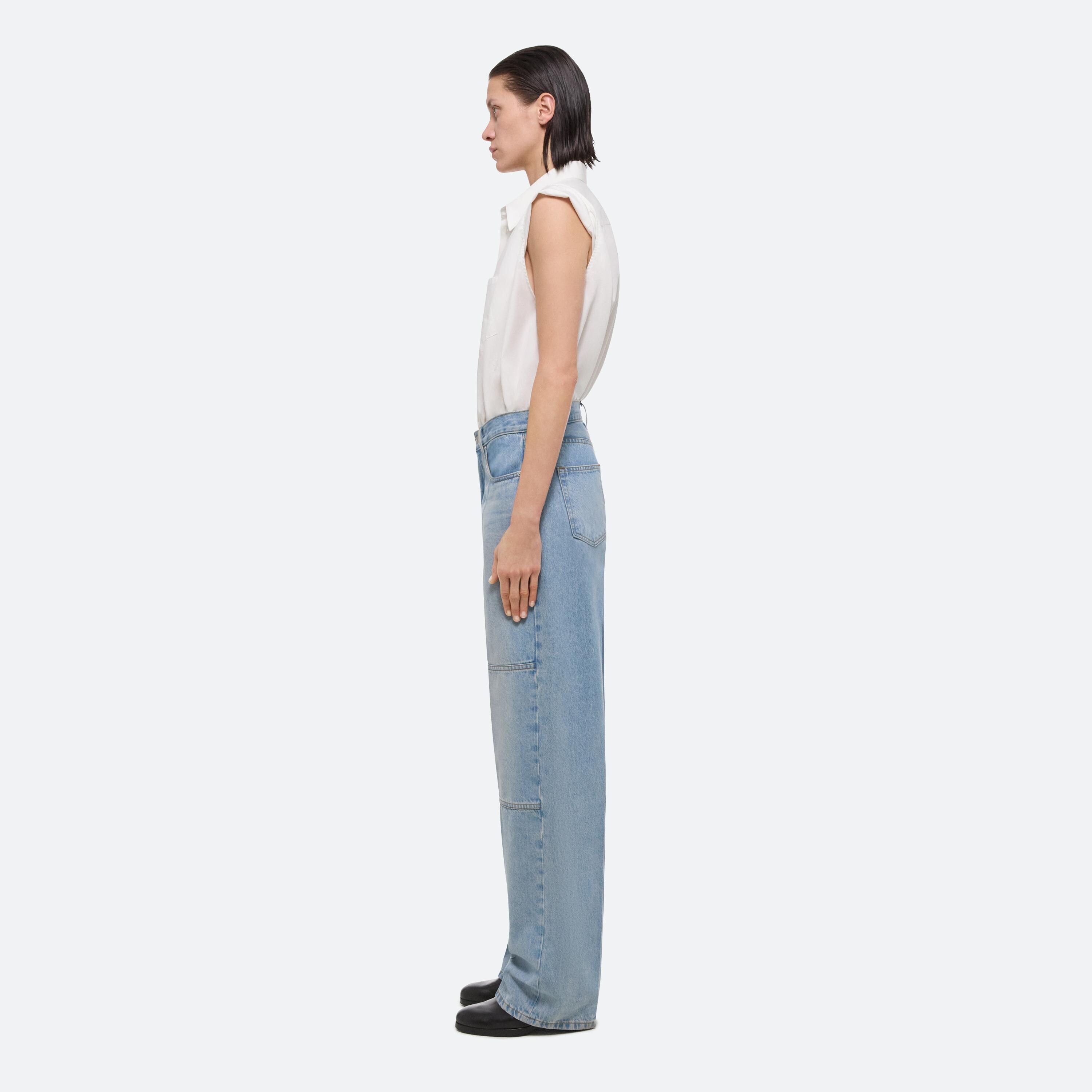 HELMUT LANG Belted satin like wide-leg pants – AGN x 13