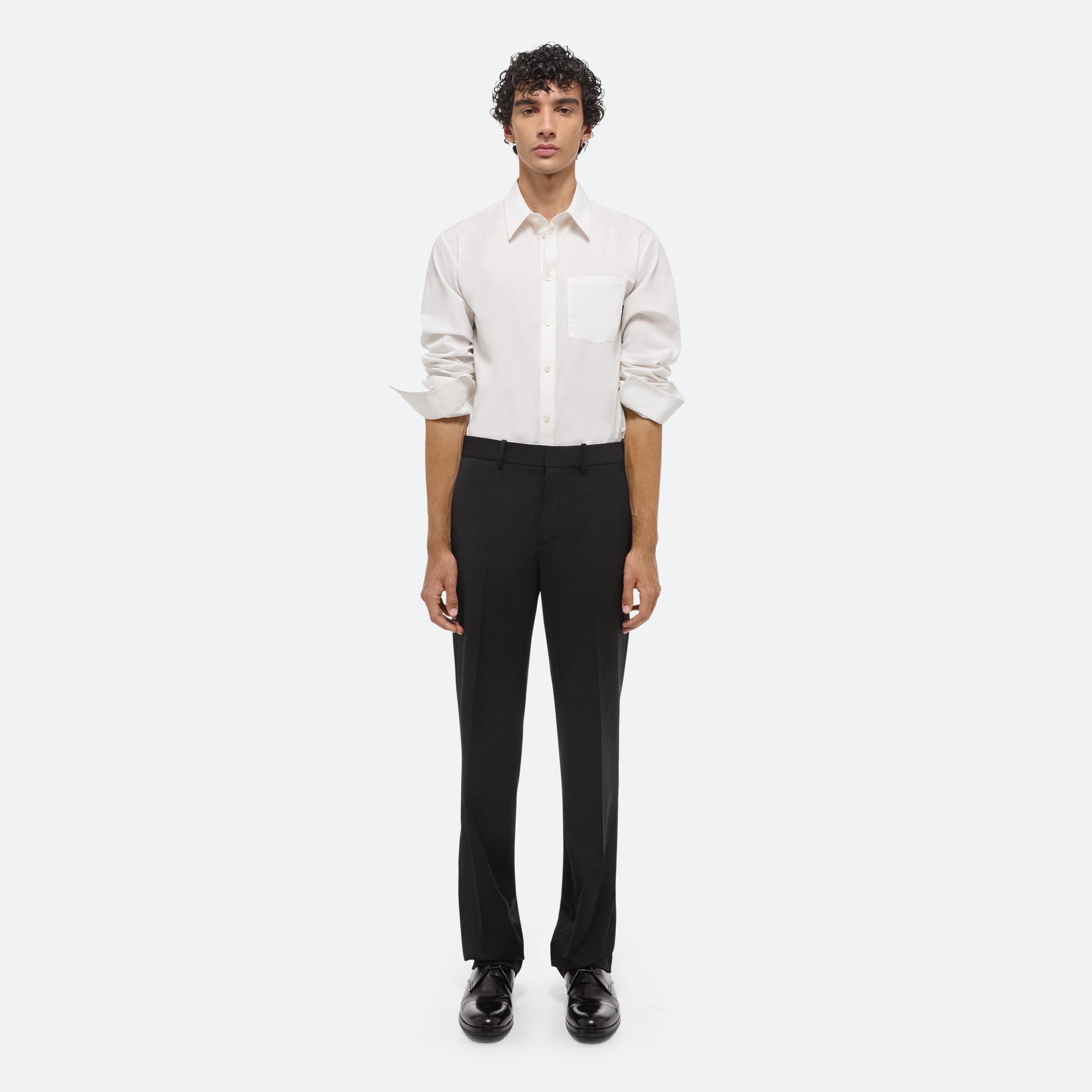 Helmut Lang Virgin Wool Car Trouser | HELMUTLANG.COM