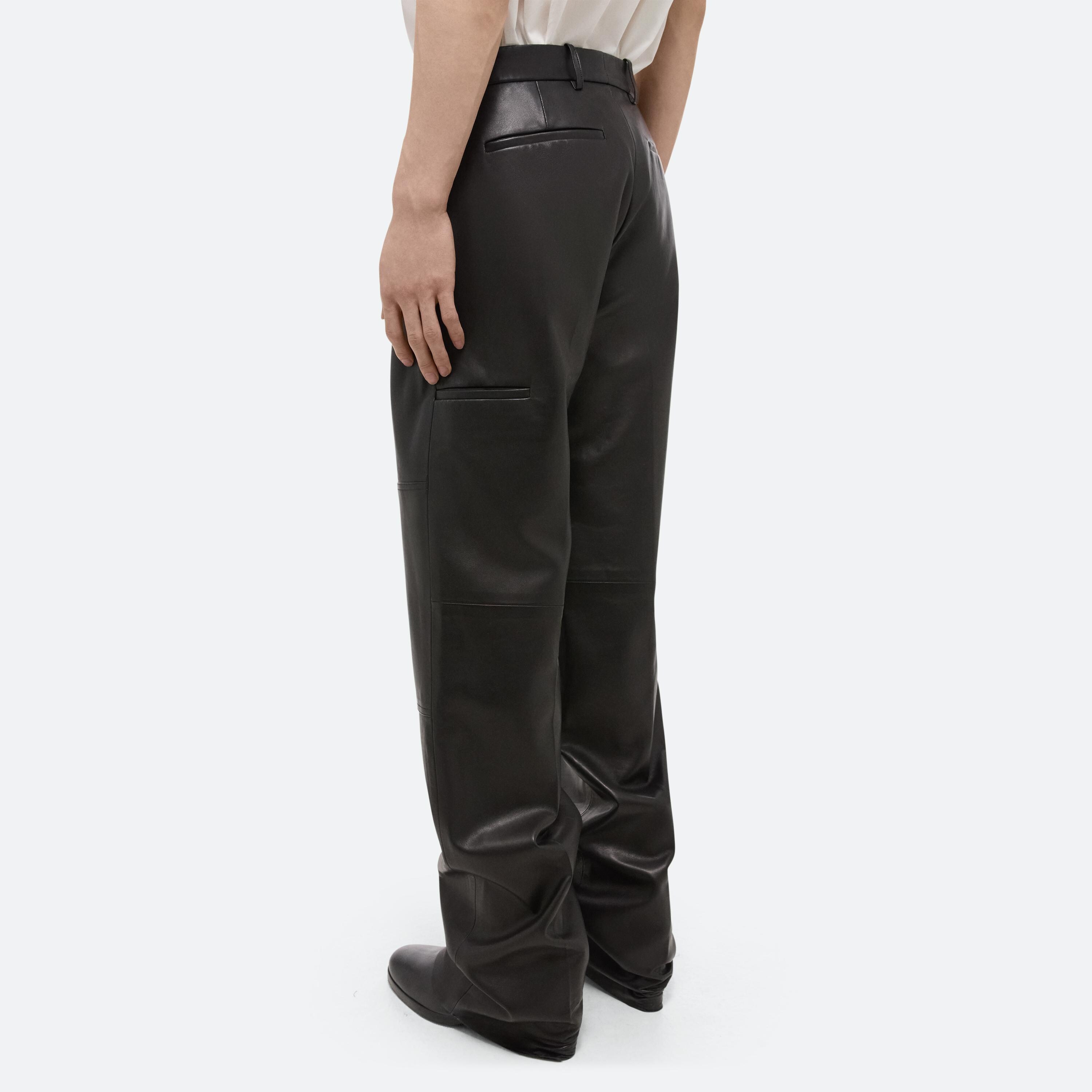 Helmut Lang Leather Carpenter Pants | HELMUTLANG.COM