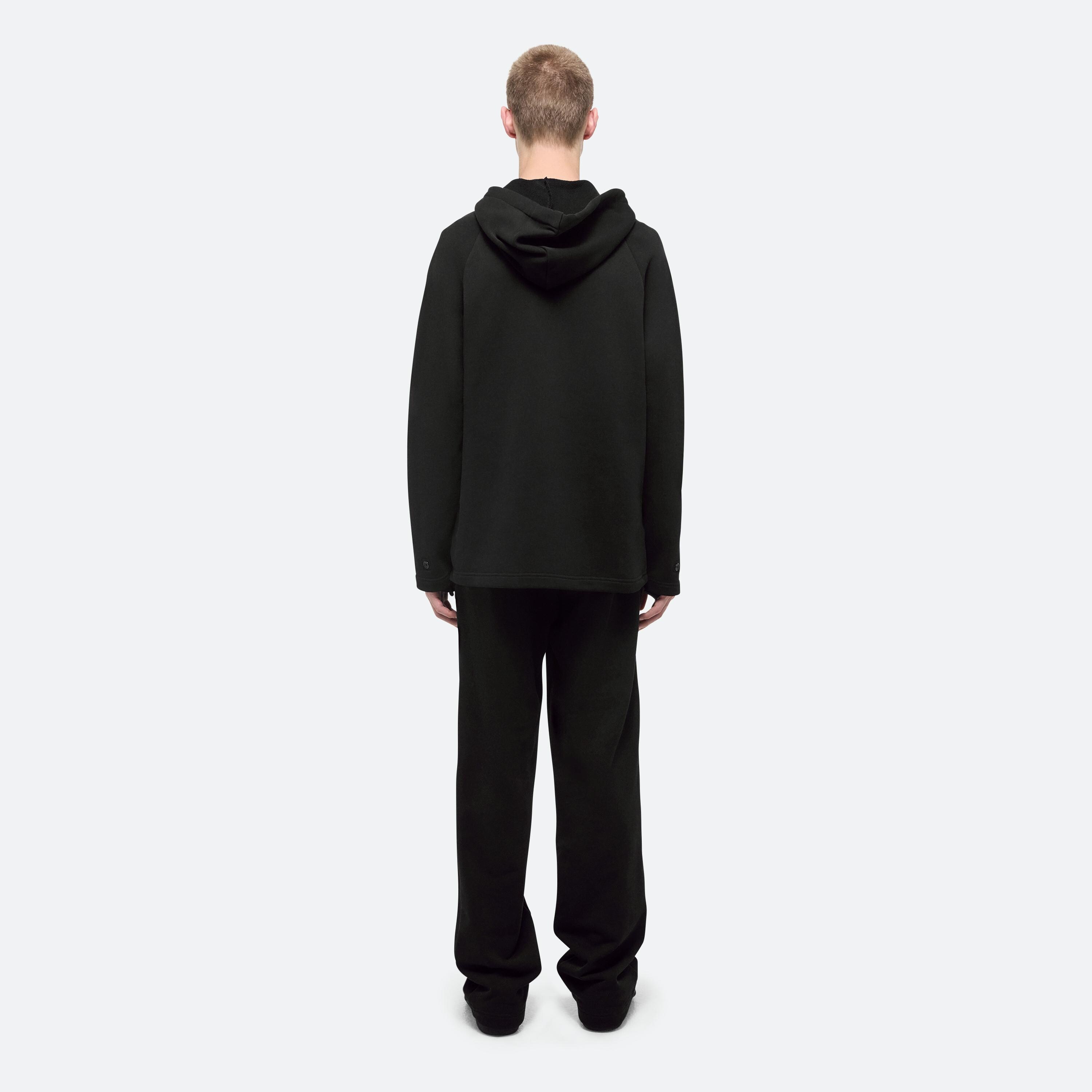 Helmut Lang Cotton Fleece Hoodie | HELMUTLANG.COM