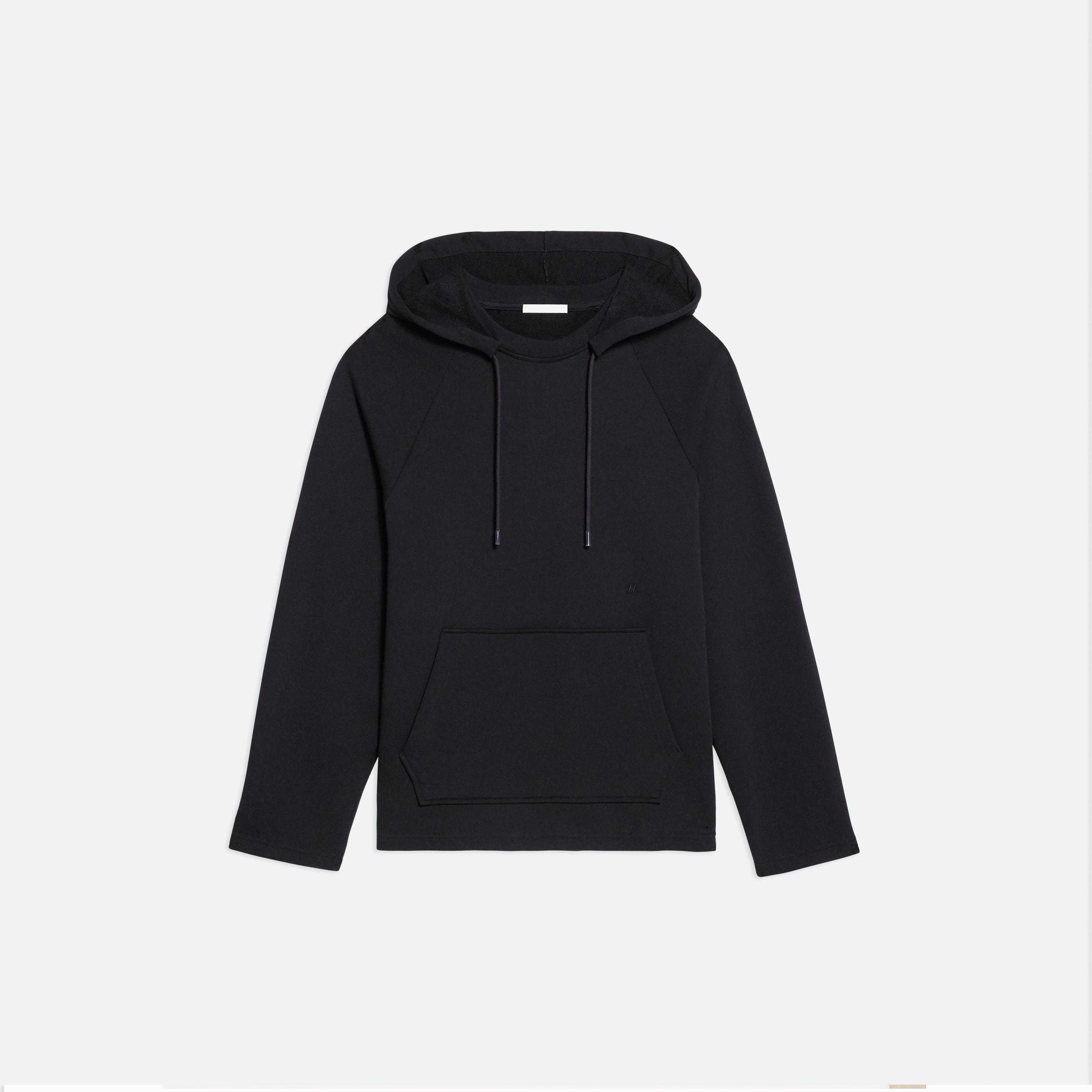 Helmut Lang Cotton Fleece Hoodie | HELMUTLANG.COM