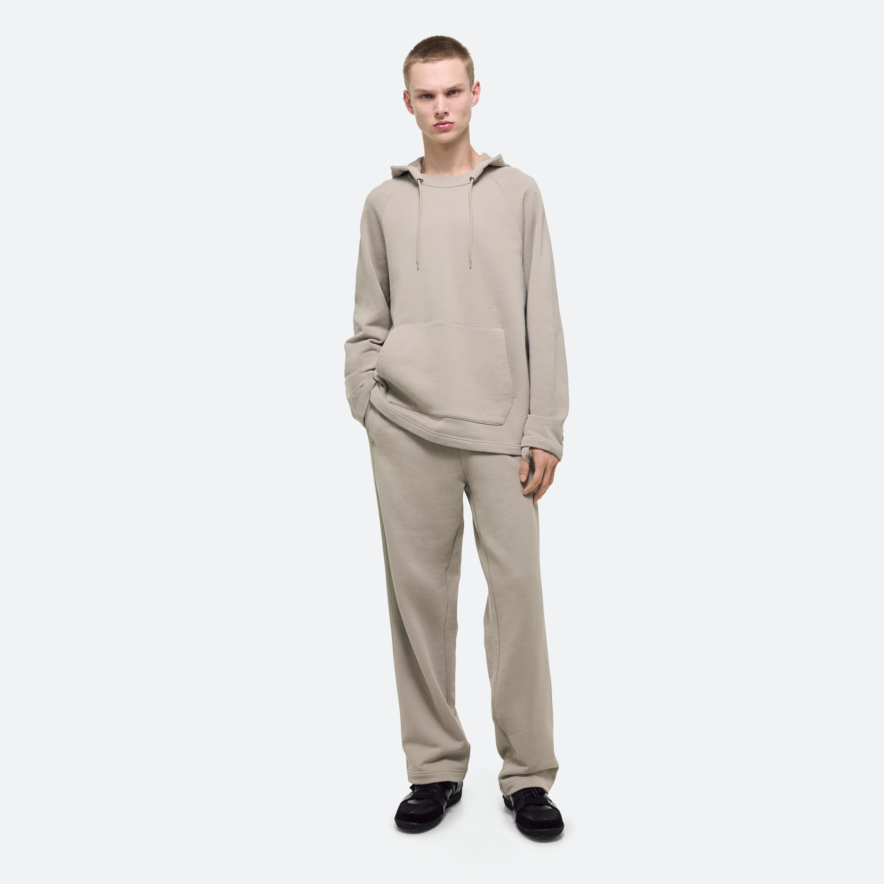 Helmut Lang Cotton Fleece Hoodie HELMUTLANG.COM