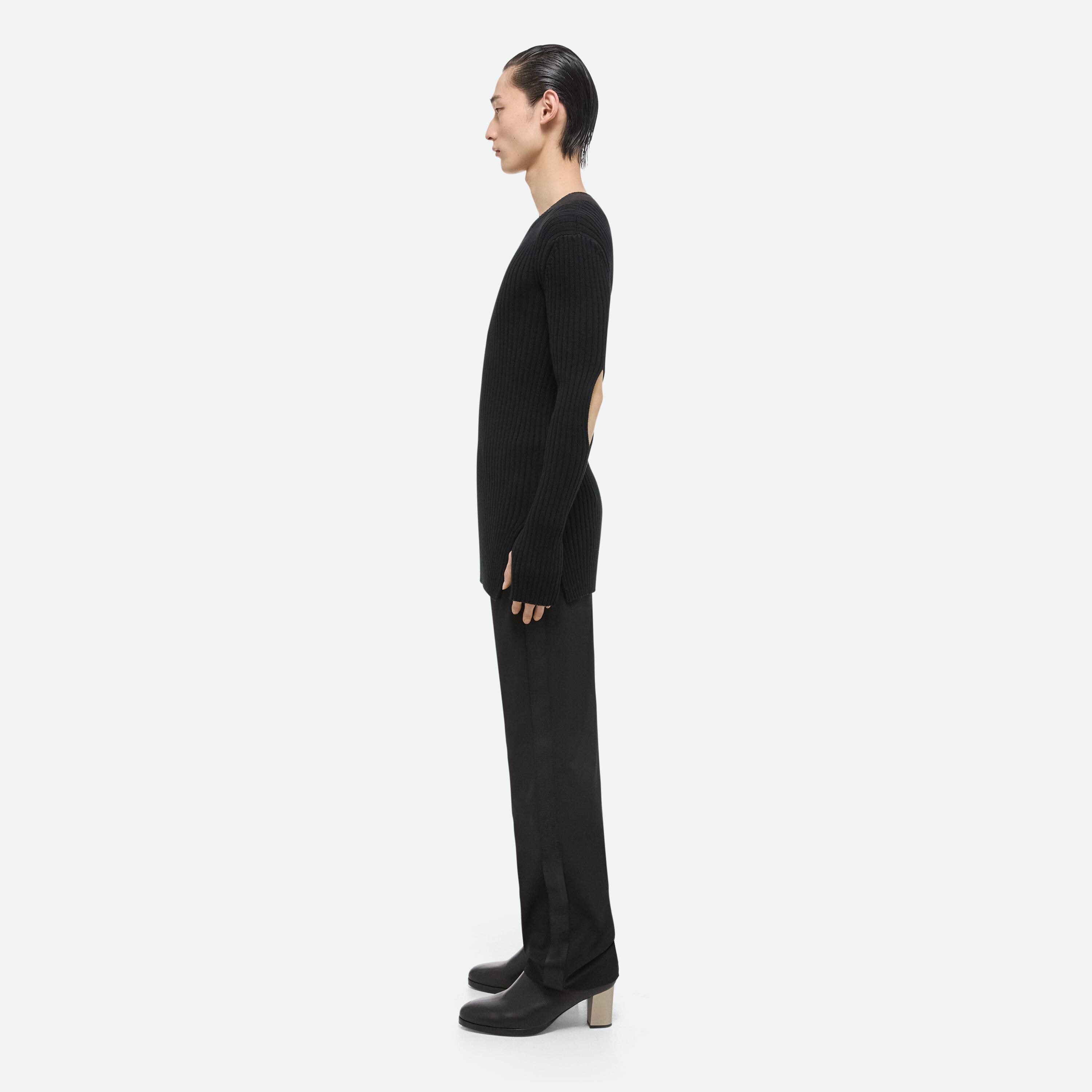 Helmut Lang Ribbed Long-Sleeve Top | HELMUTLANG.COM