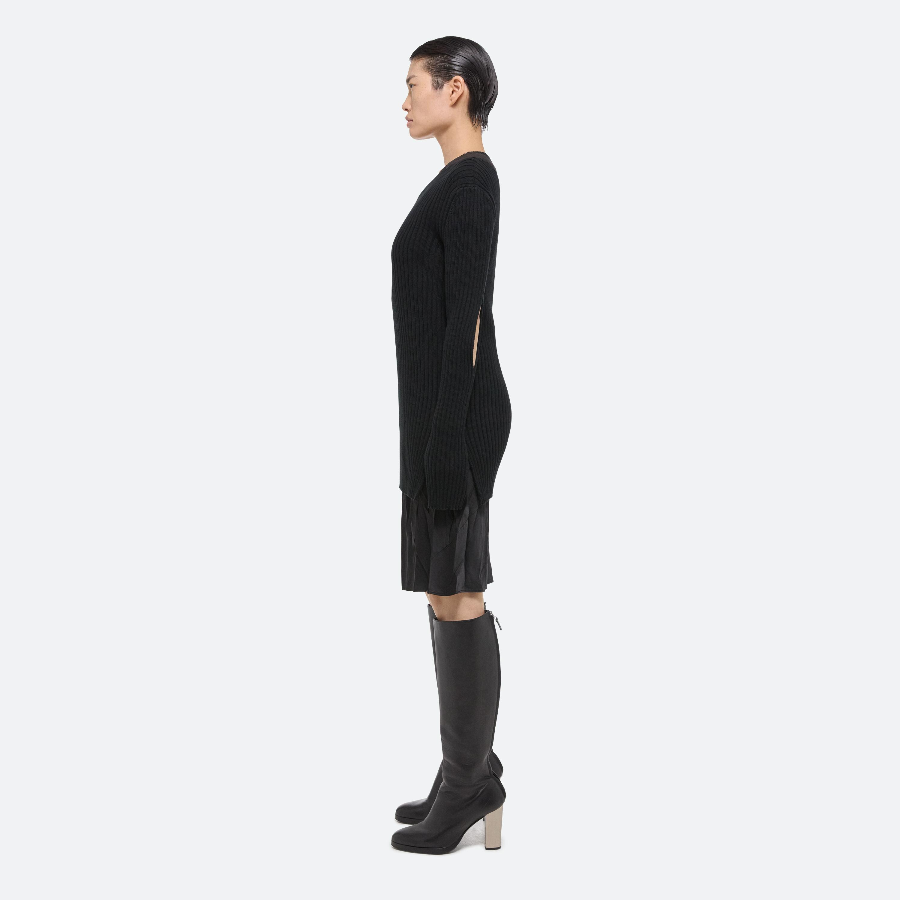 Helmut Lang Ribbed Long-Sleeve Top | HELMUTLANG.COM