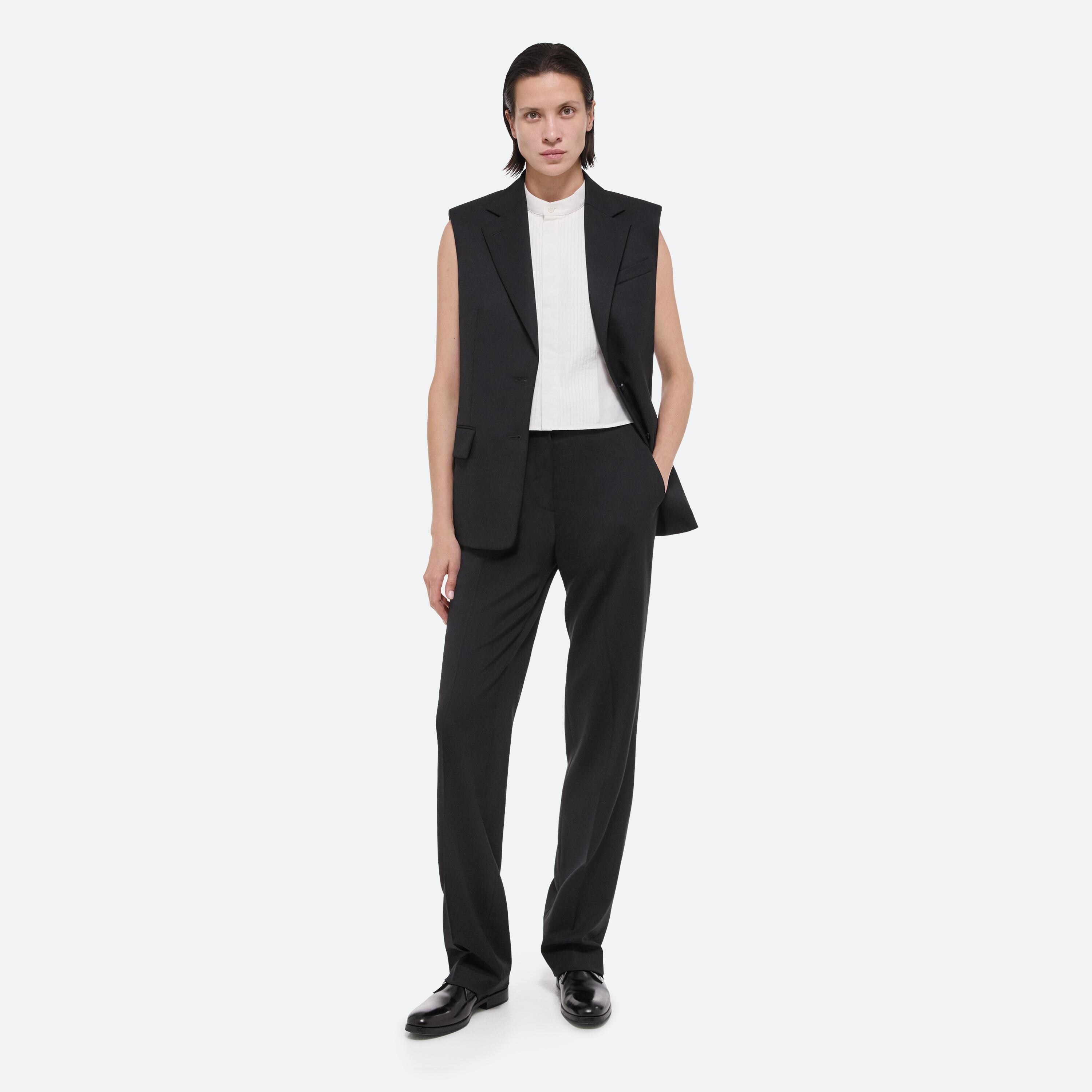 Helmut Lang Virgin Wool Classic Vest | HELMUTLANG.COM