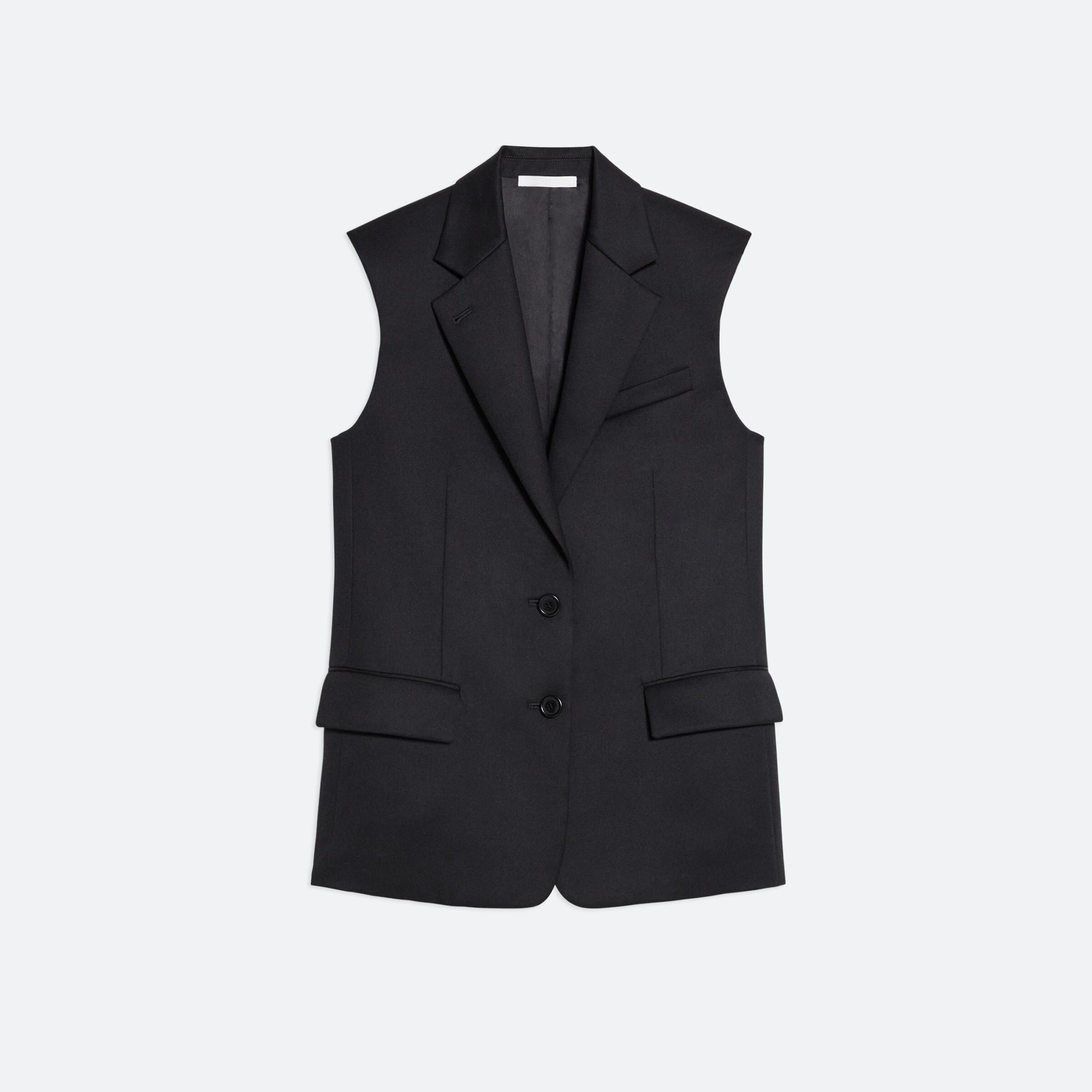 Helmut Lang Virgin Wool Classic Vest | HELMUTLANG.COM