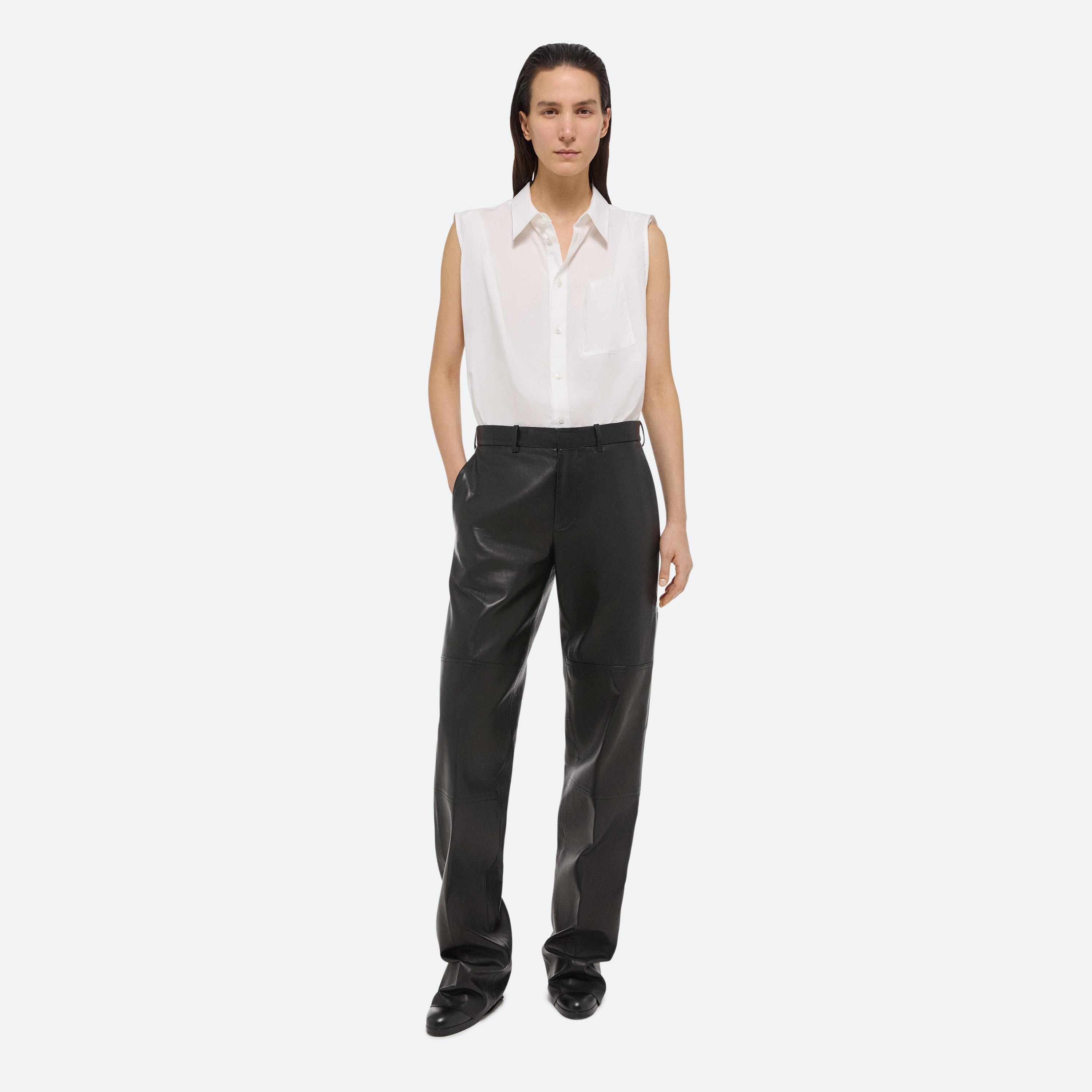 Helmut Lang Patchwork Car straight-leg trousers - Neutrals