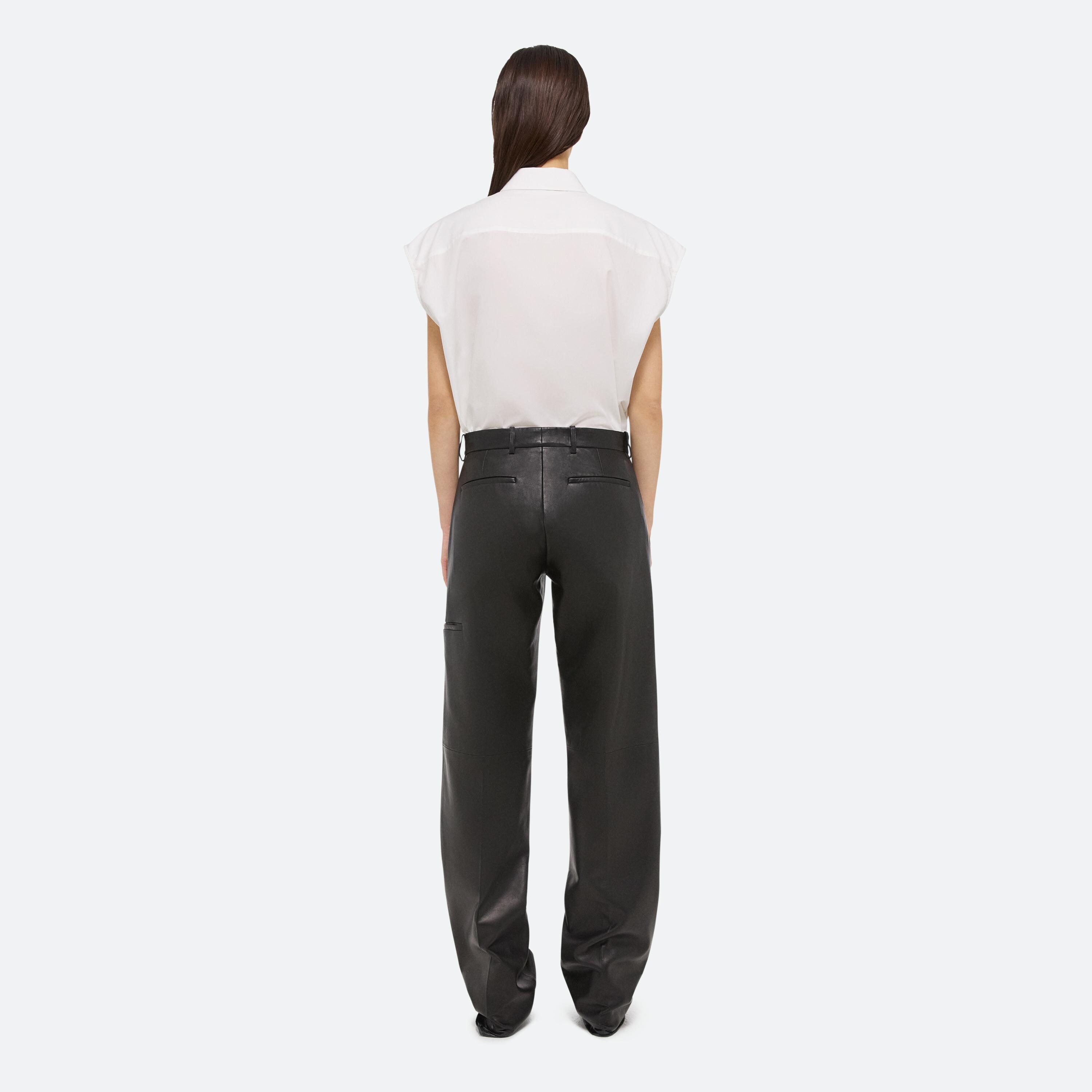 Helmut Lang Flared Rib Knit Pants