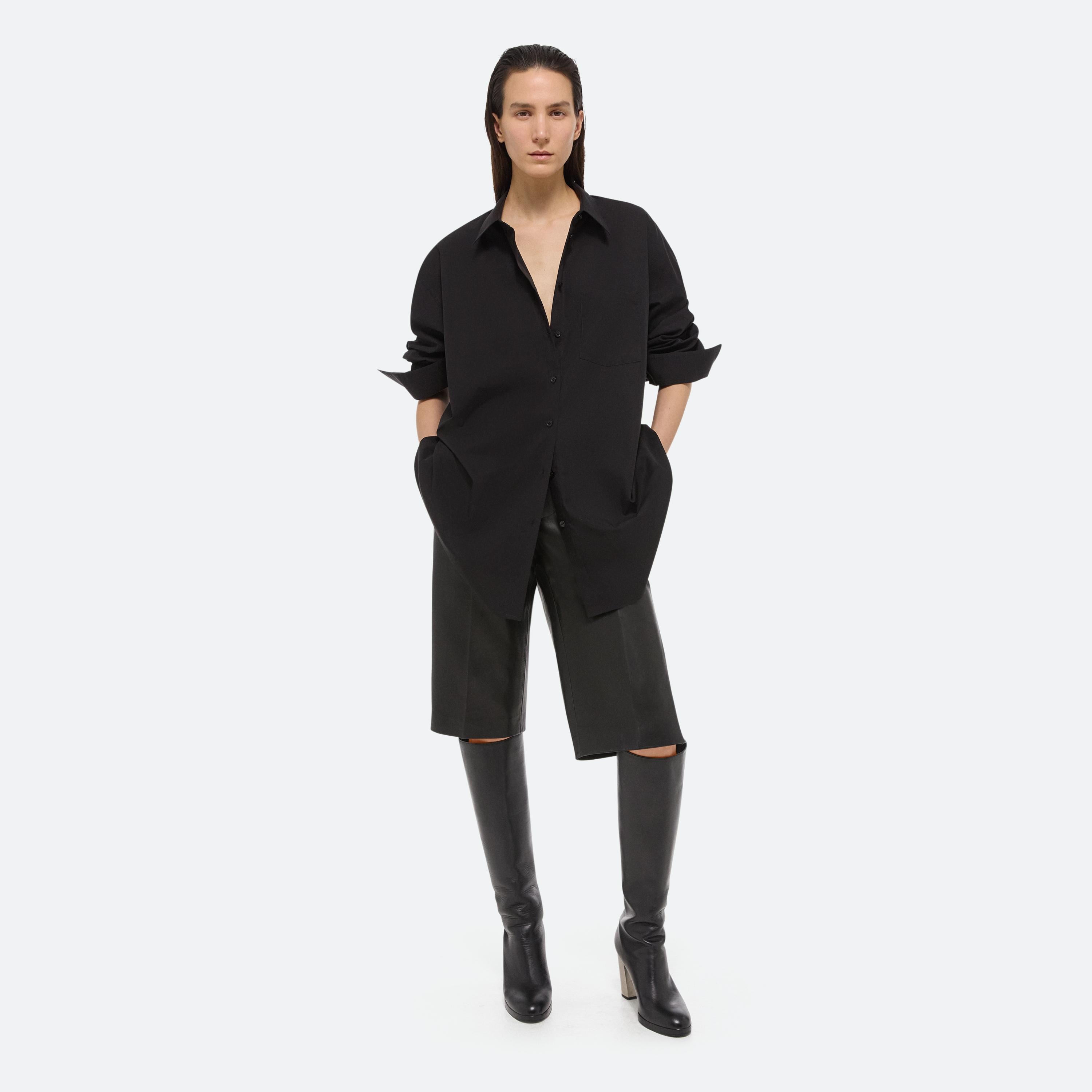 Helmut Lang Oversized Shirt Soft Broad Poplin | HELMUTLANG.COM