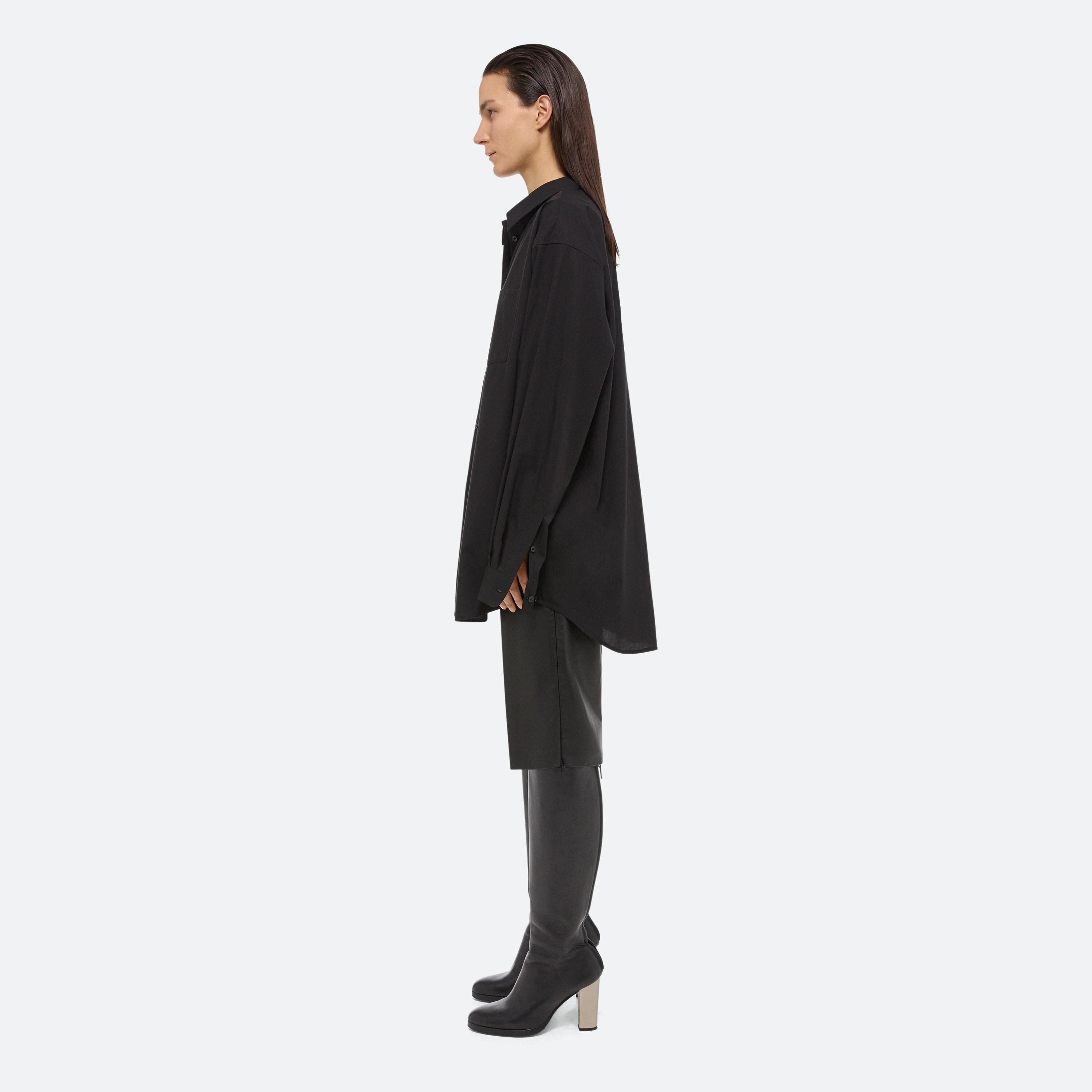 Helmut Lang Oversized Shirt Soft Broad Poplin HELMUTLANG.COM