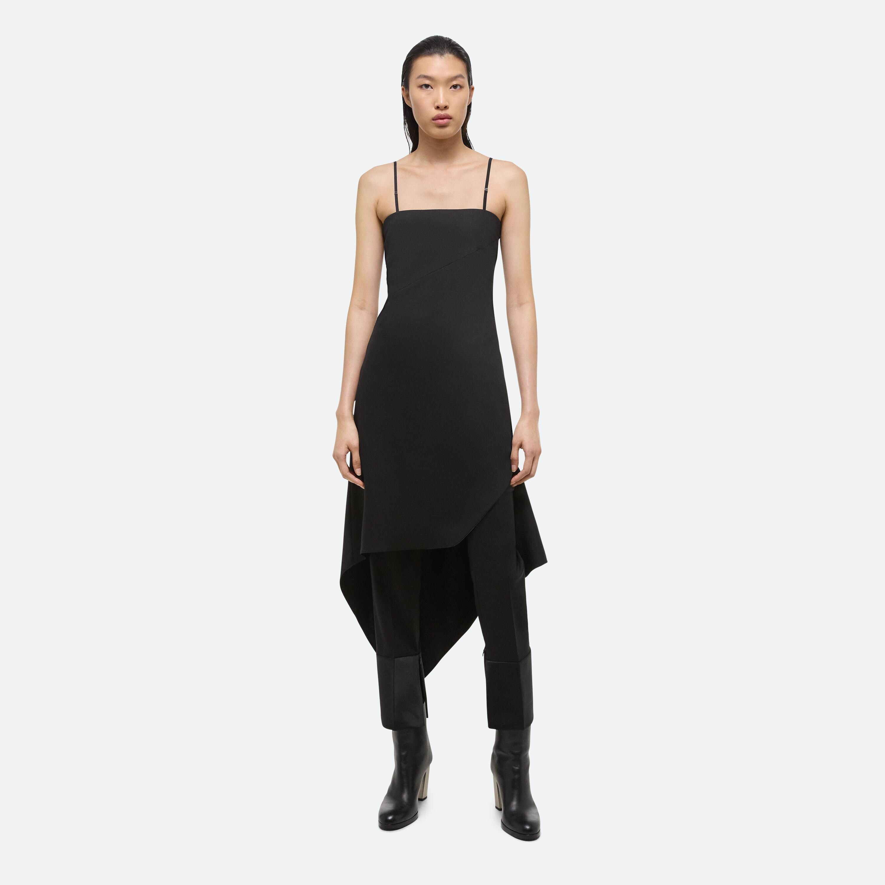 Helmut Lang Scarf Hem Dress | HELMUTLANG.COM