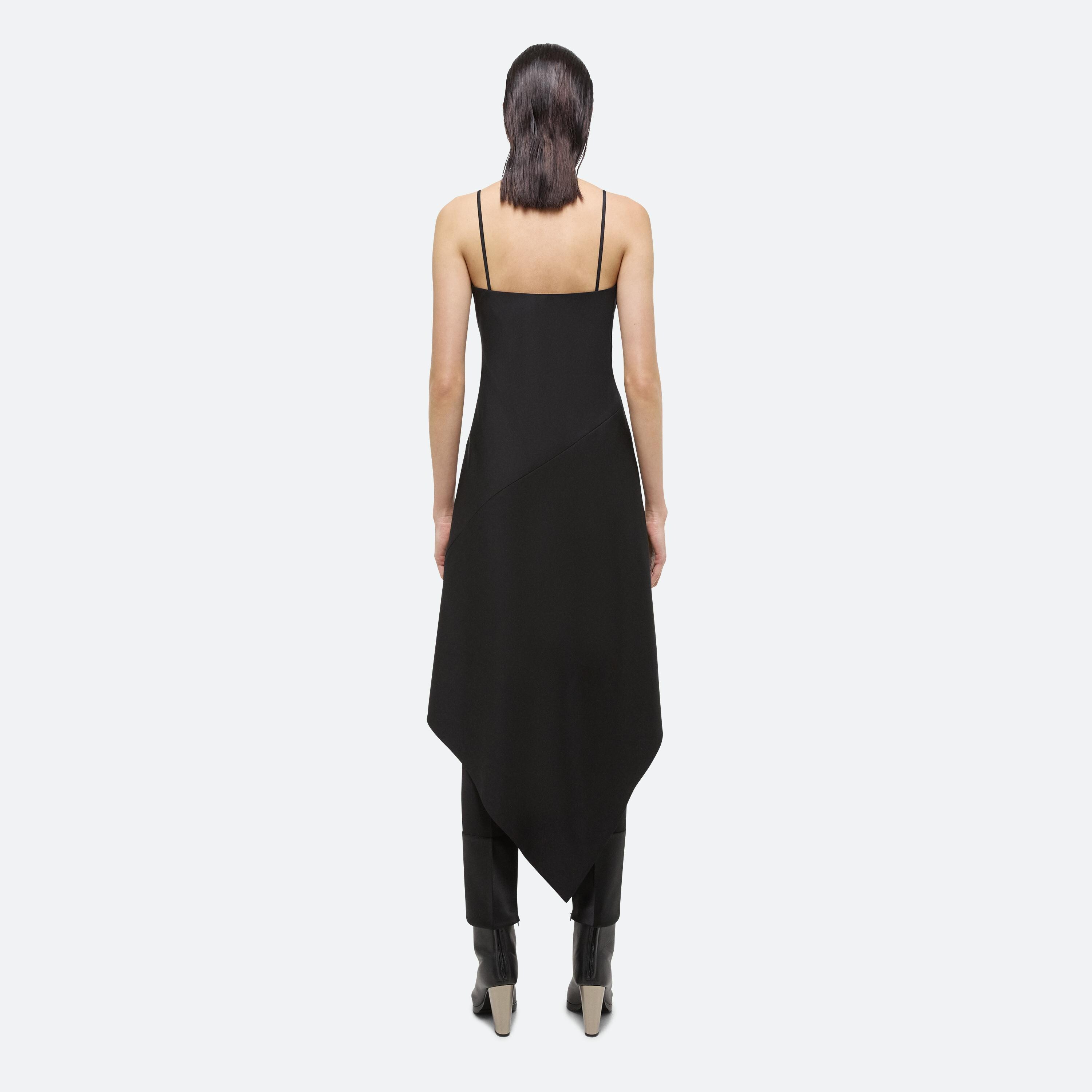 Helmut Lang Wool Scarf Hem Dress | HELMUTLANG.COM