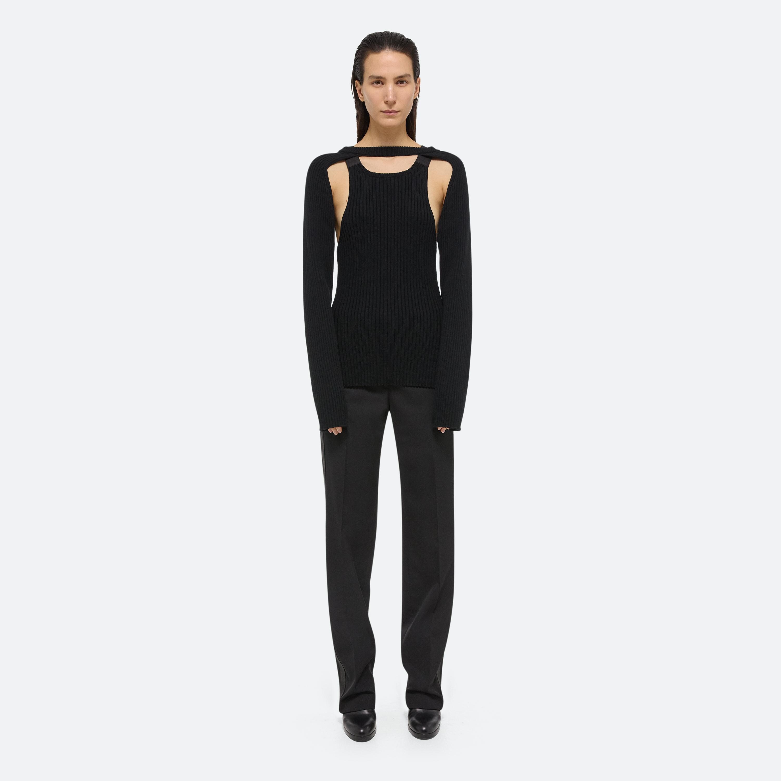 Helmut Lang Rib Knit Shrug | HELMUTLANG.COM