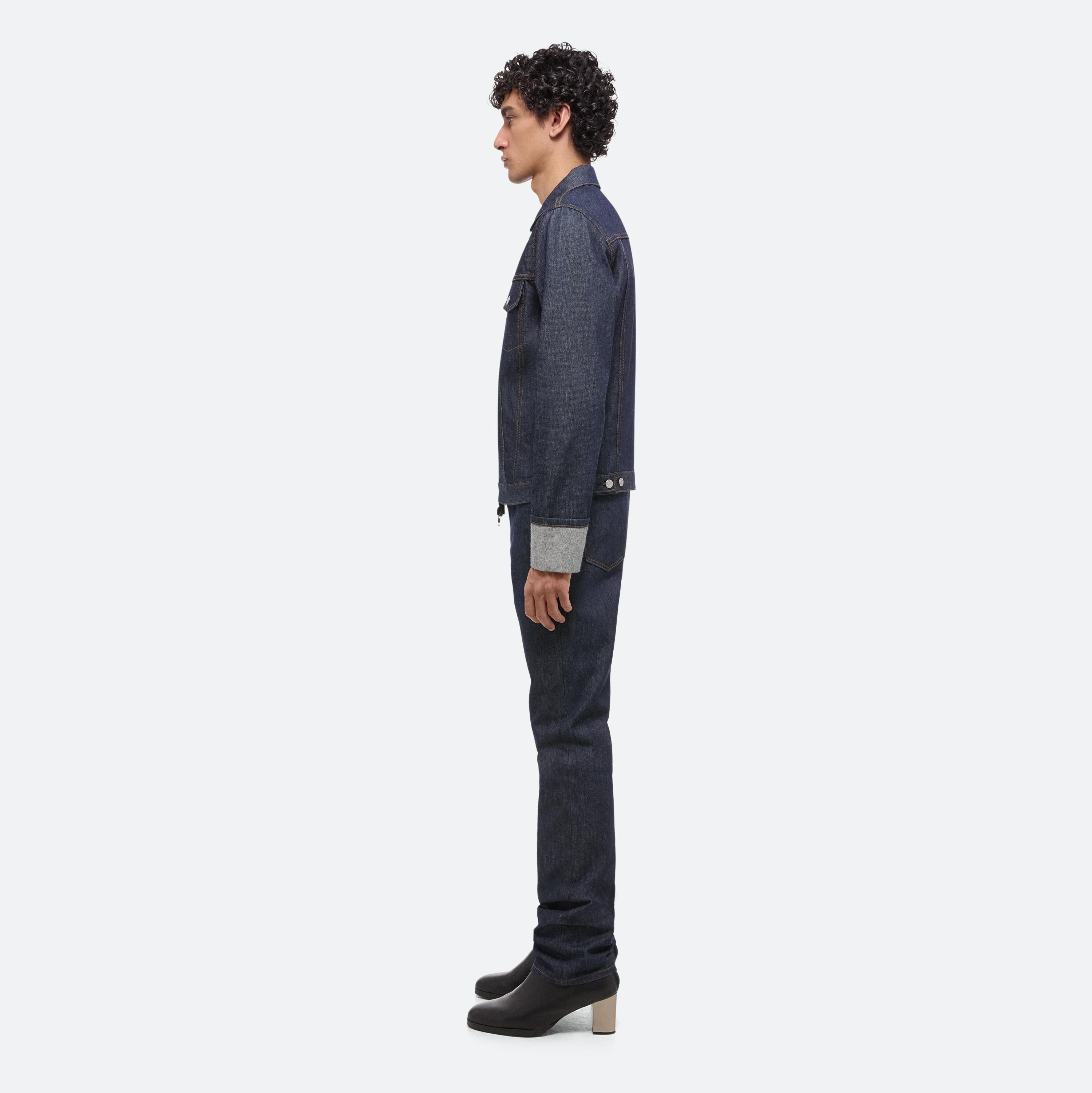 Helmut Lang Cuffed Denim Trucker Jacket | HELMUTLANG.COM