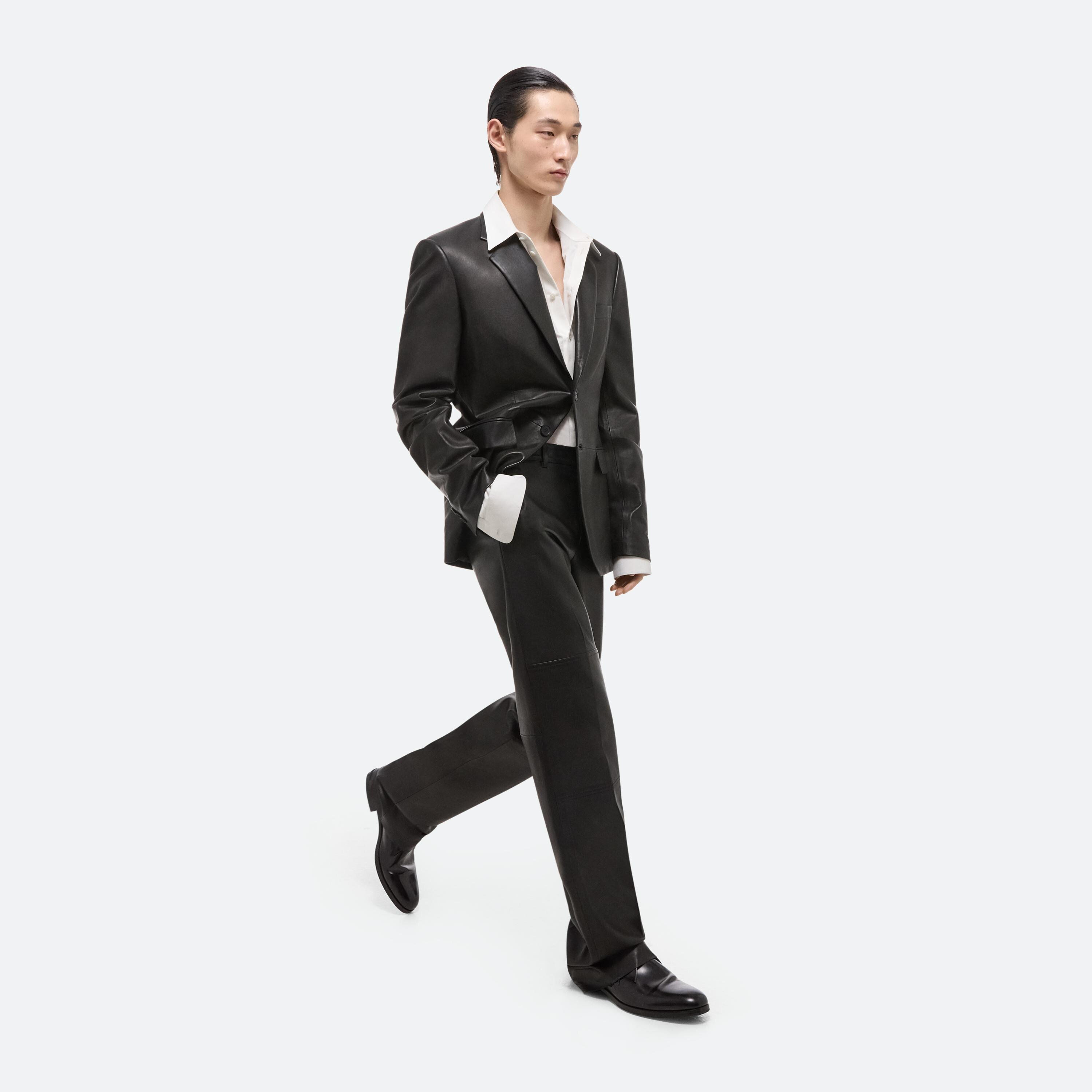 Helmut Lang Leather Blazer | HELMUTLANG.COM